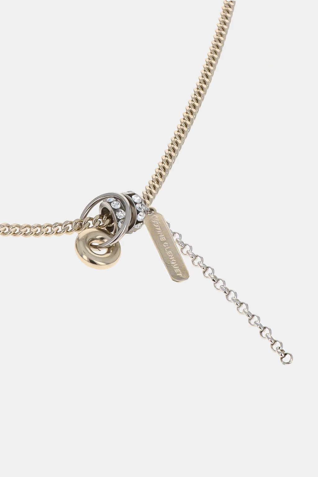 Lou necklace gold & palladium