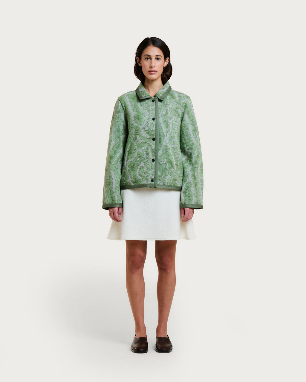 Coral green multi Mia jacket