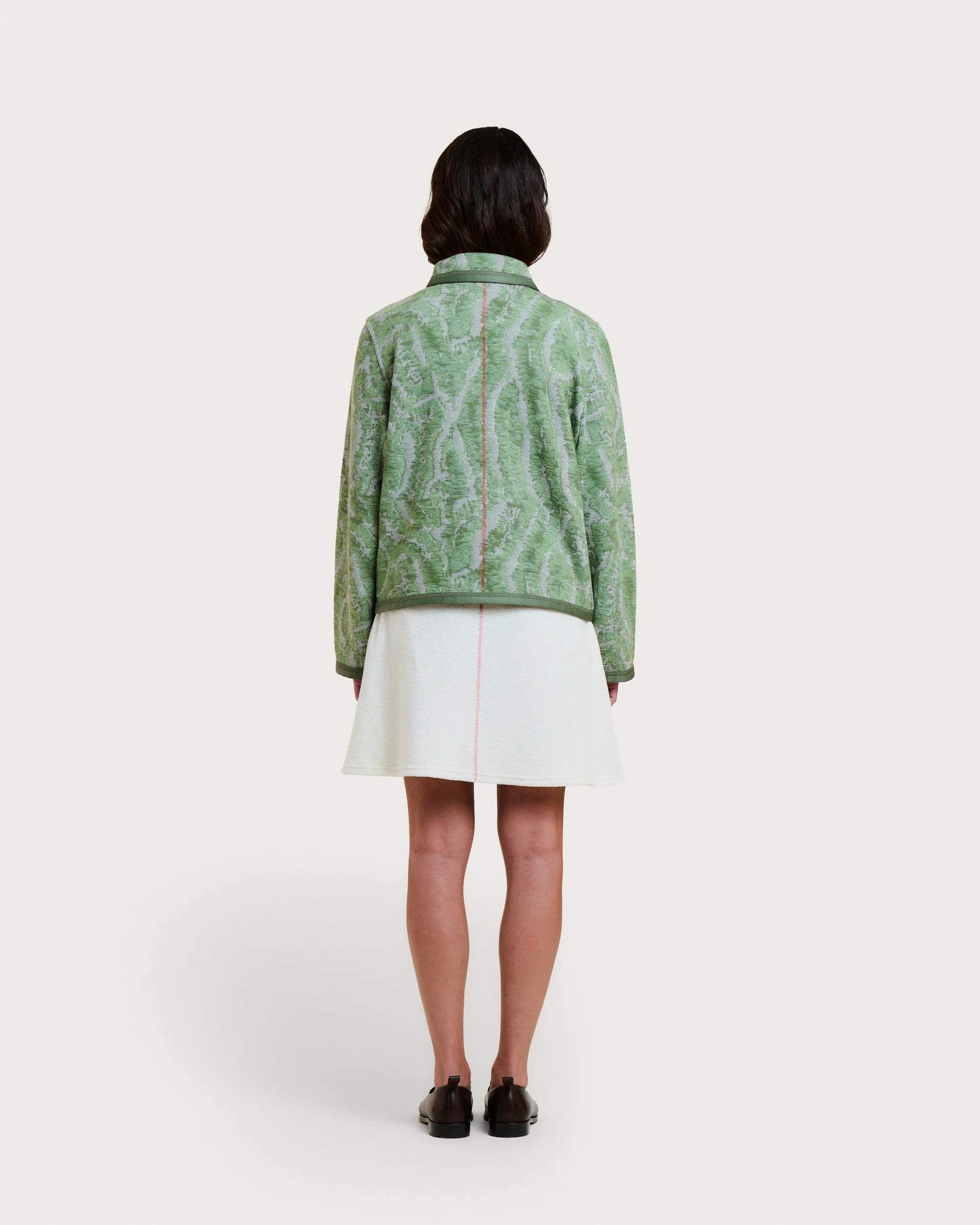 Coral green multi Mia jacket