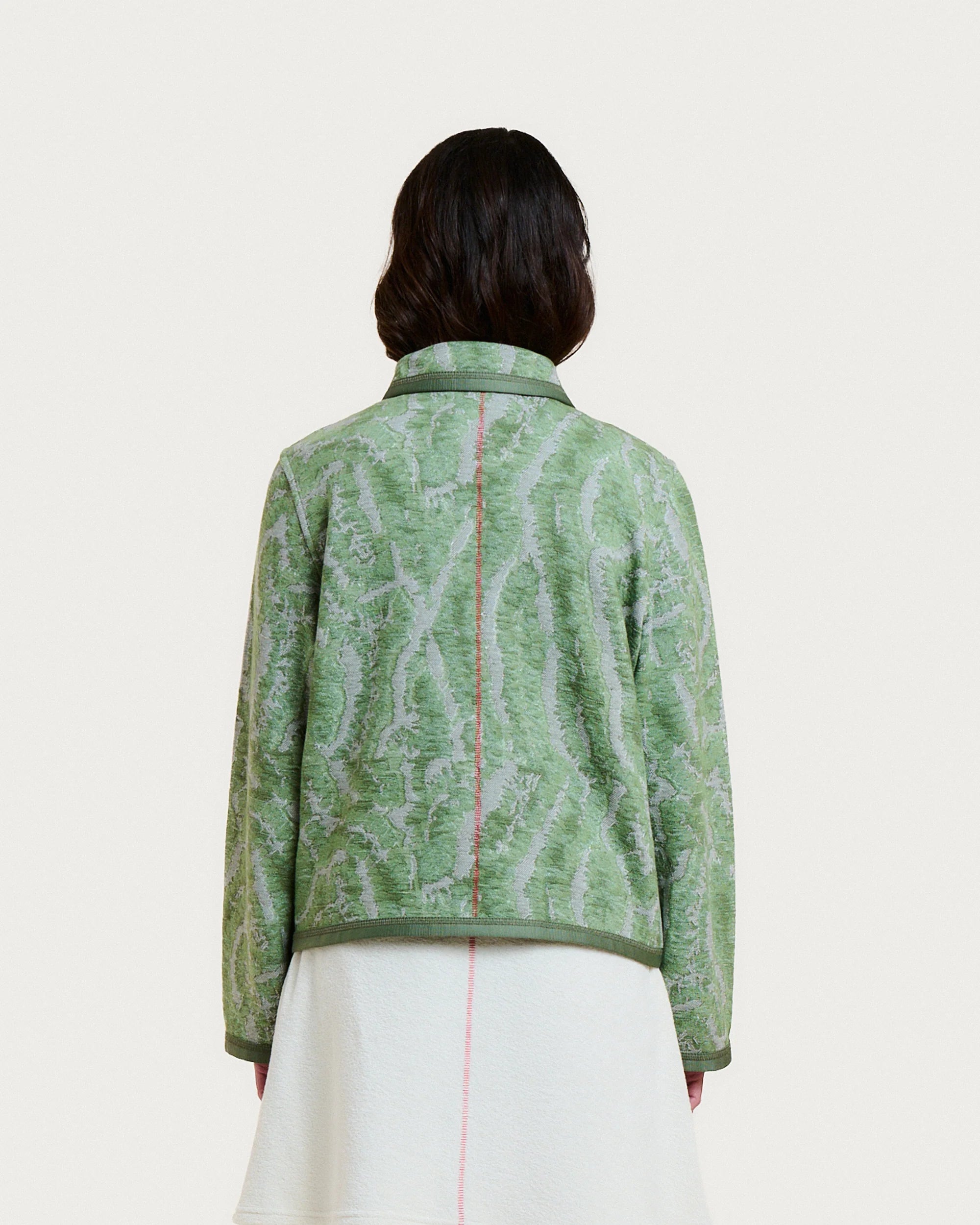 Coral green multi Mia jacket