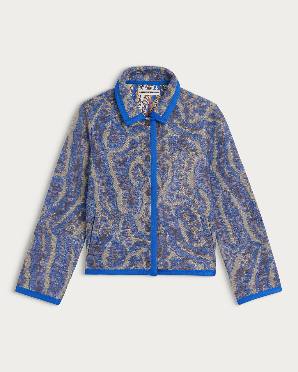 Jacket mia coral blue multi