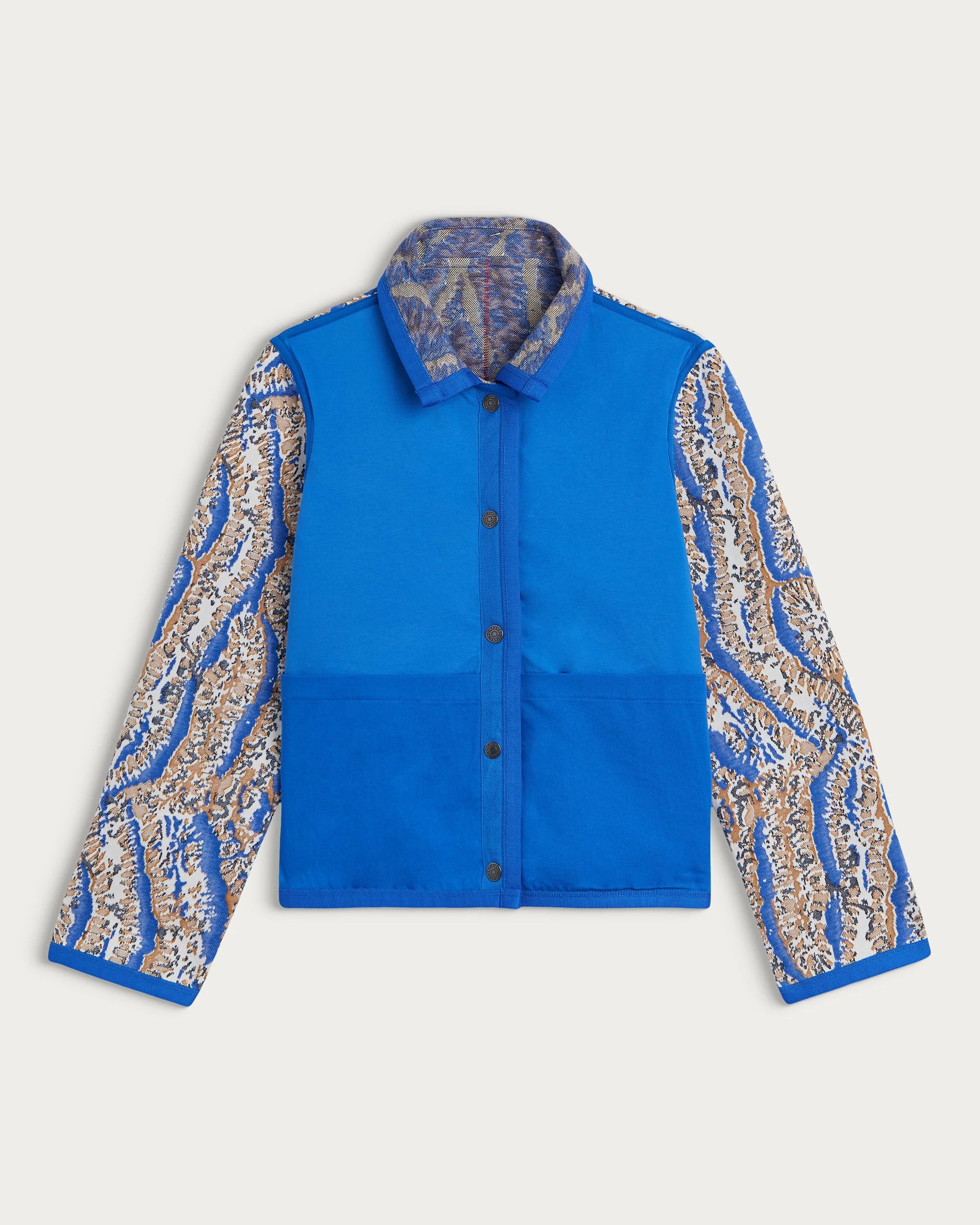 Jacket mia coral blue multi