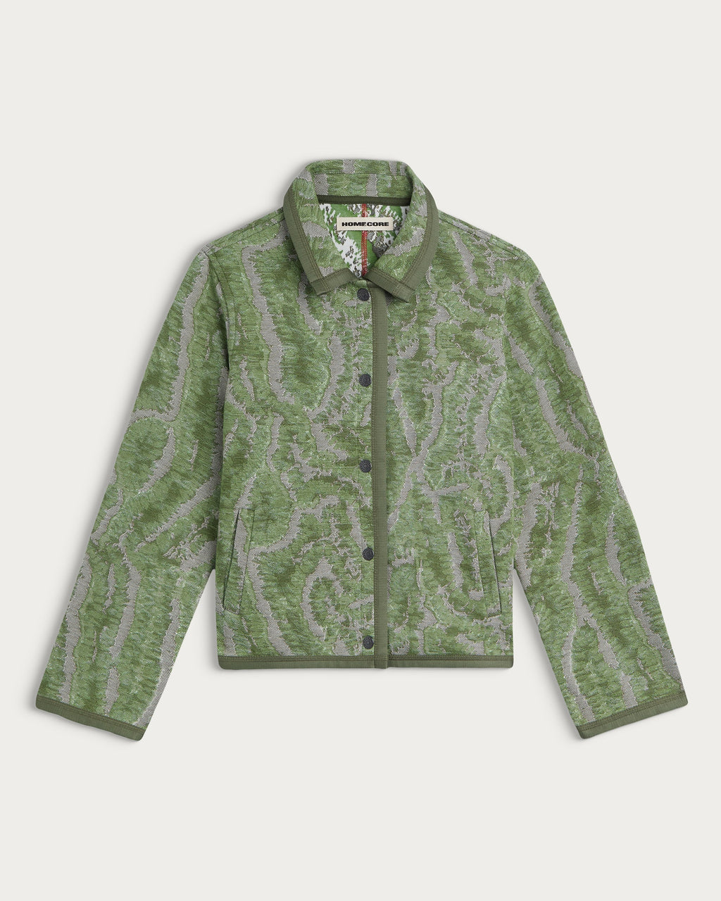Coral green multi Mia jacket