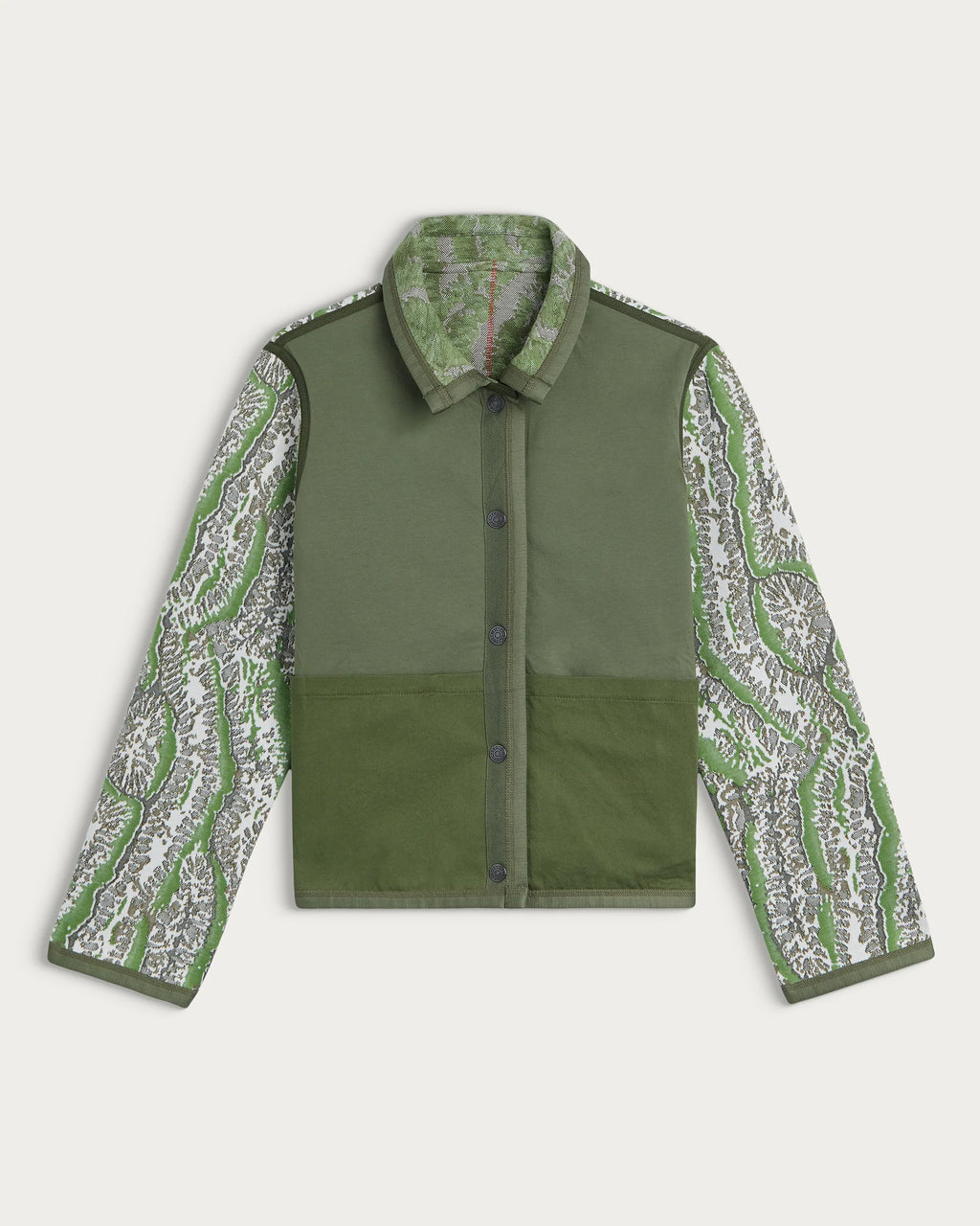Coral green multi Mia jacket