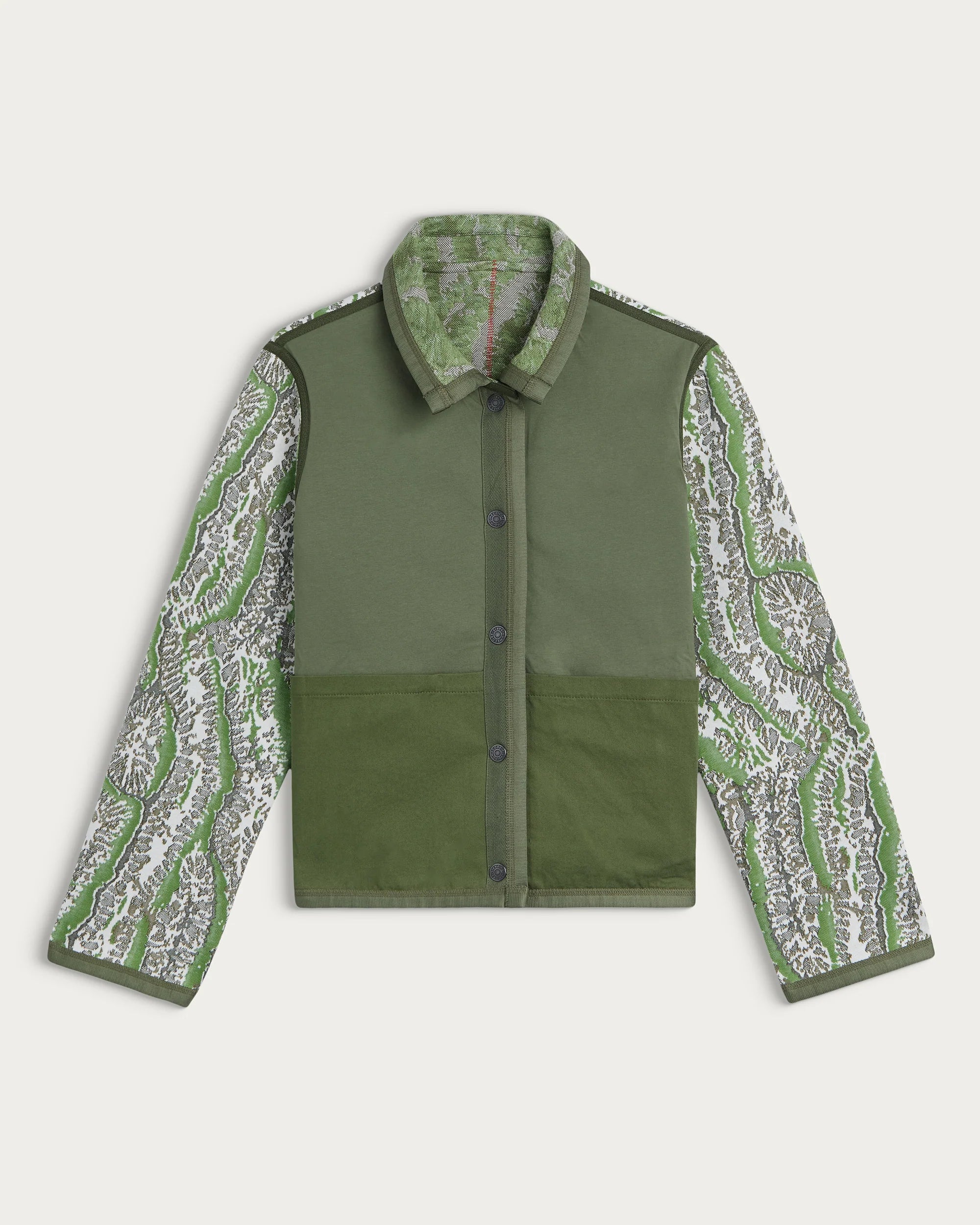 Coral green multi Mia jacket