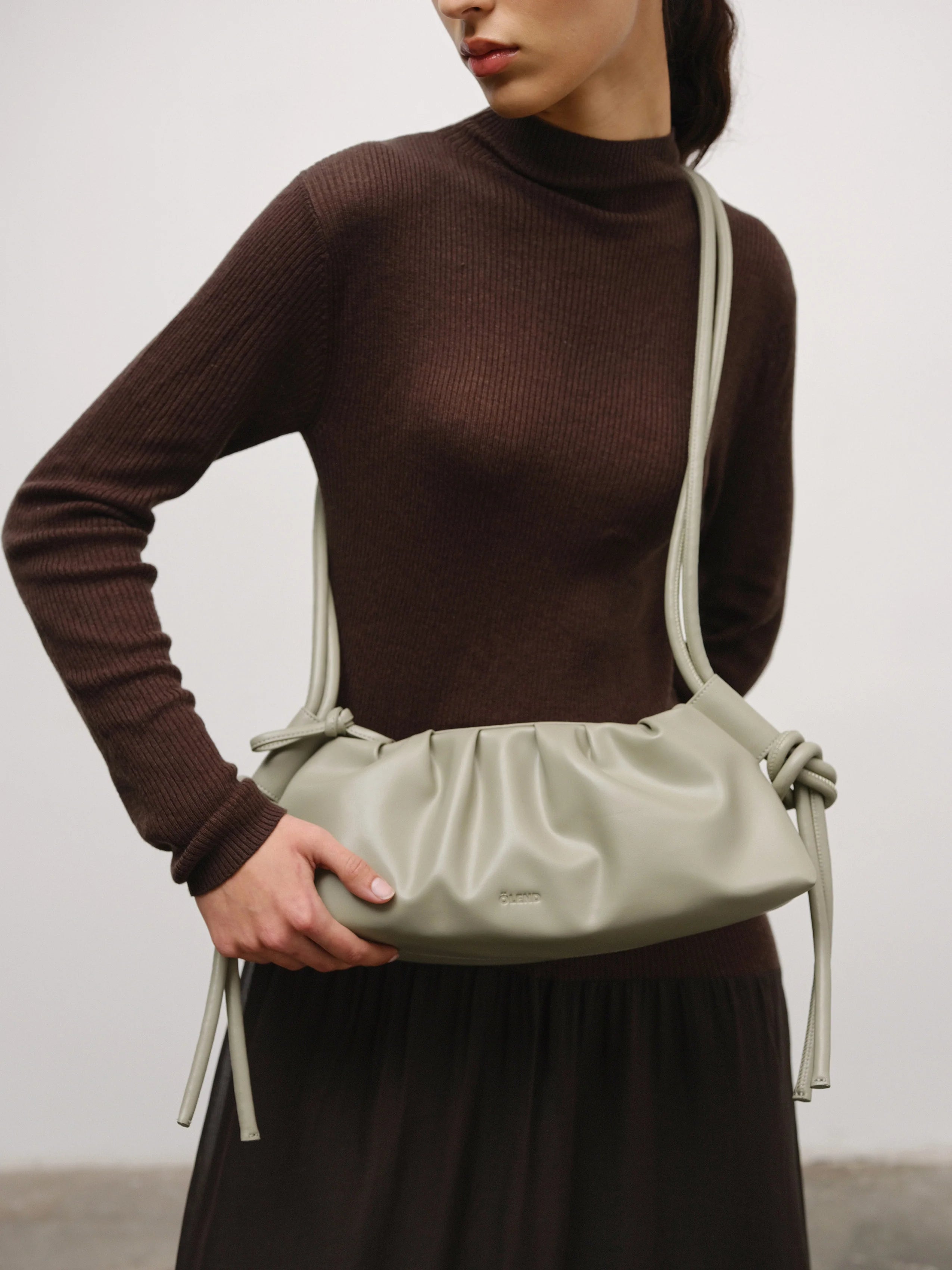 Sage dumpling bag