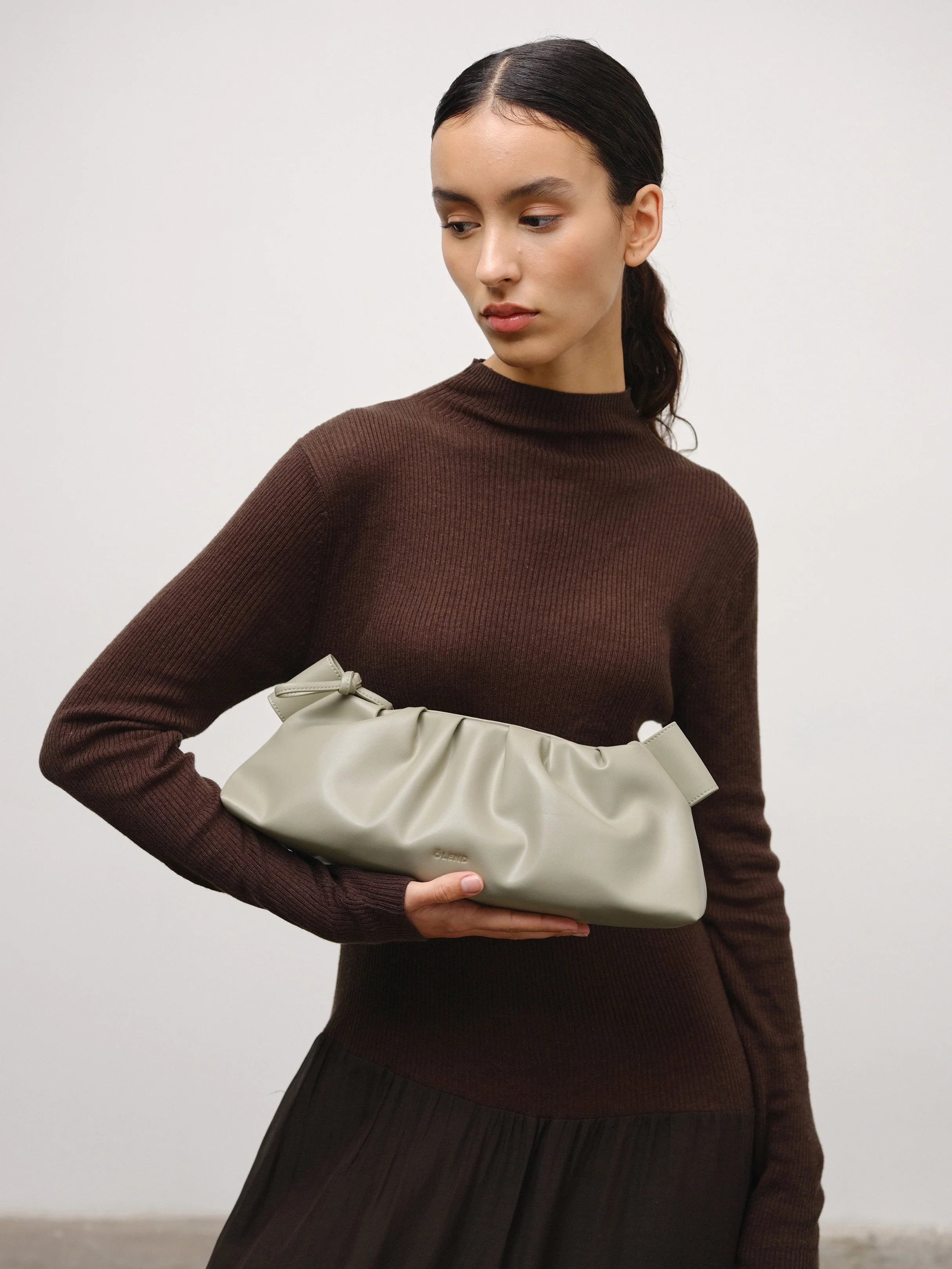 Sage dumpling bag