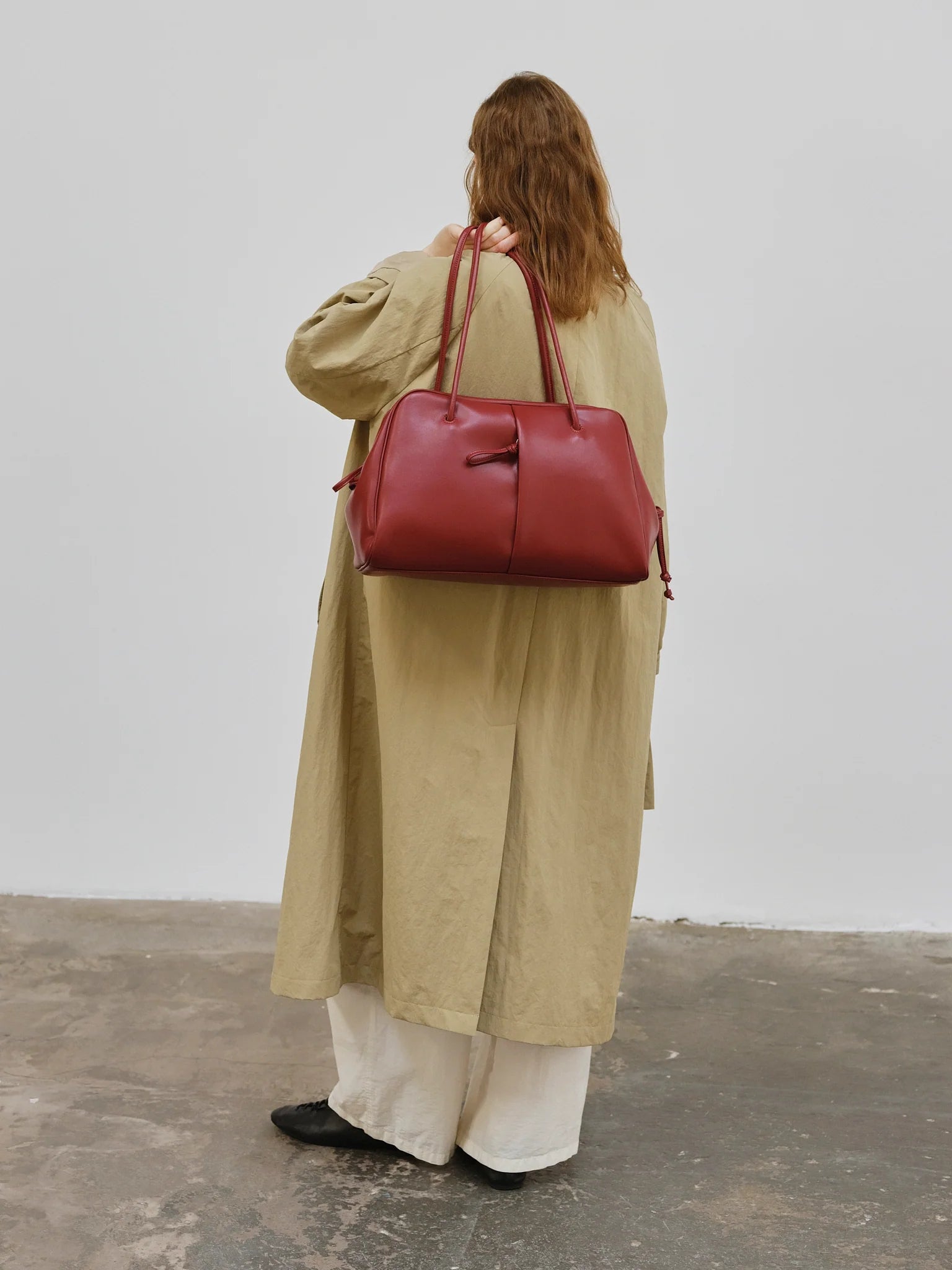 Brooklyn bag cherry red