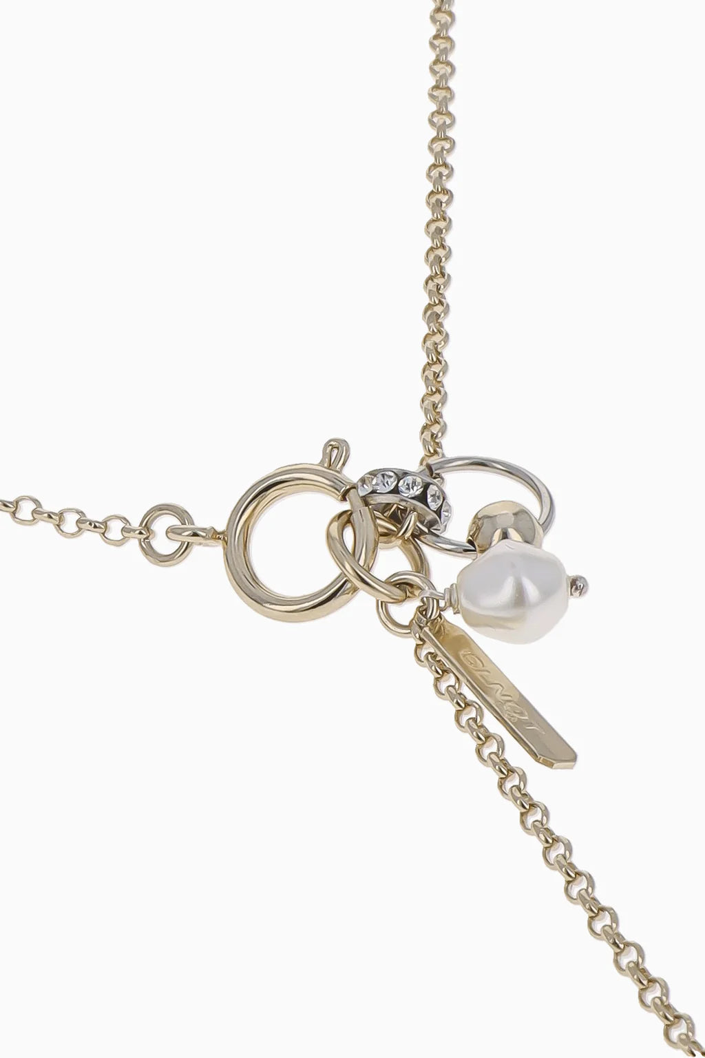 Nathan necklace gold & palladium