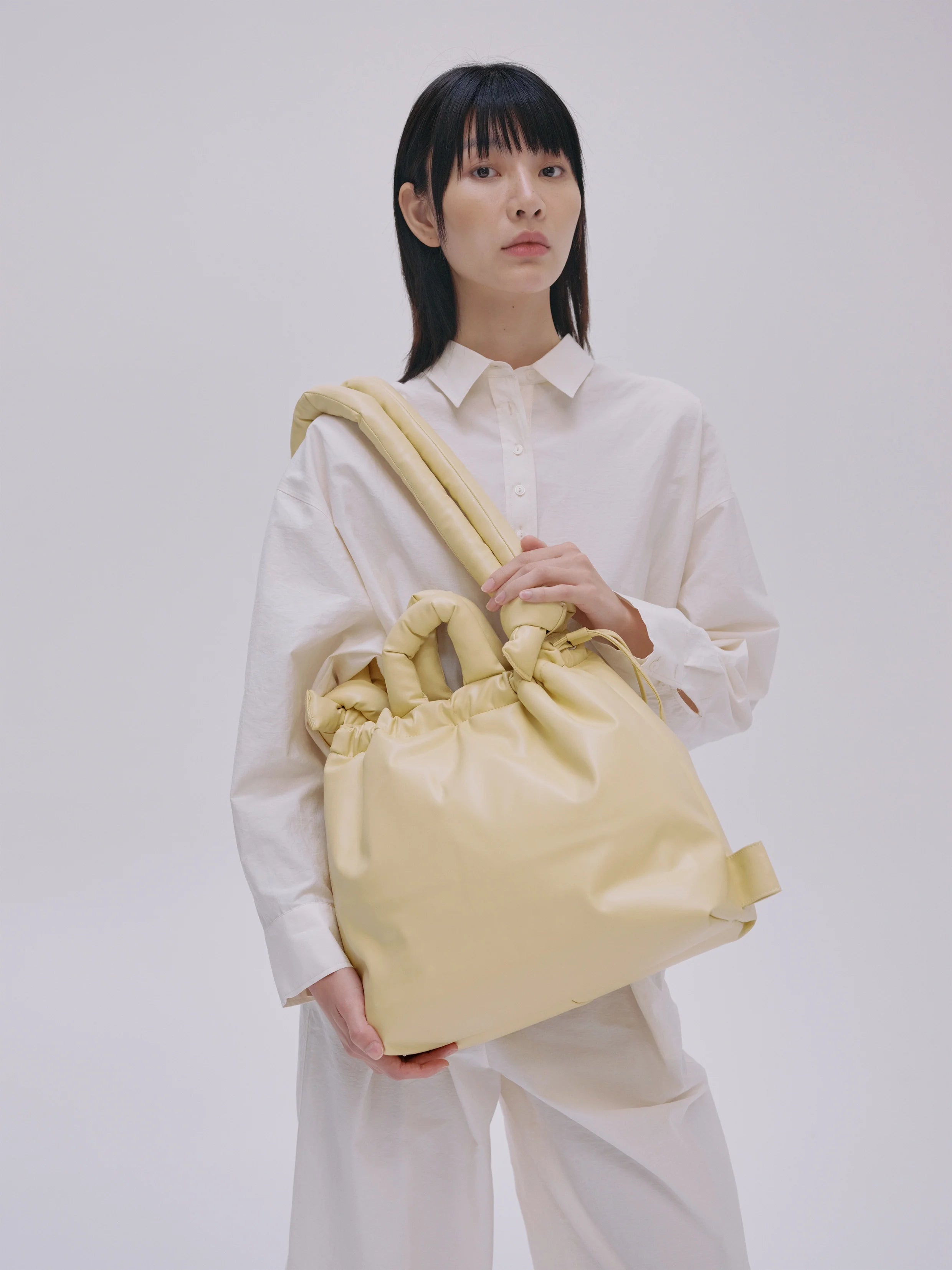 Ona butter vegan leather bag