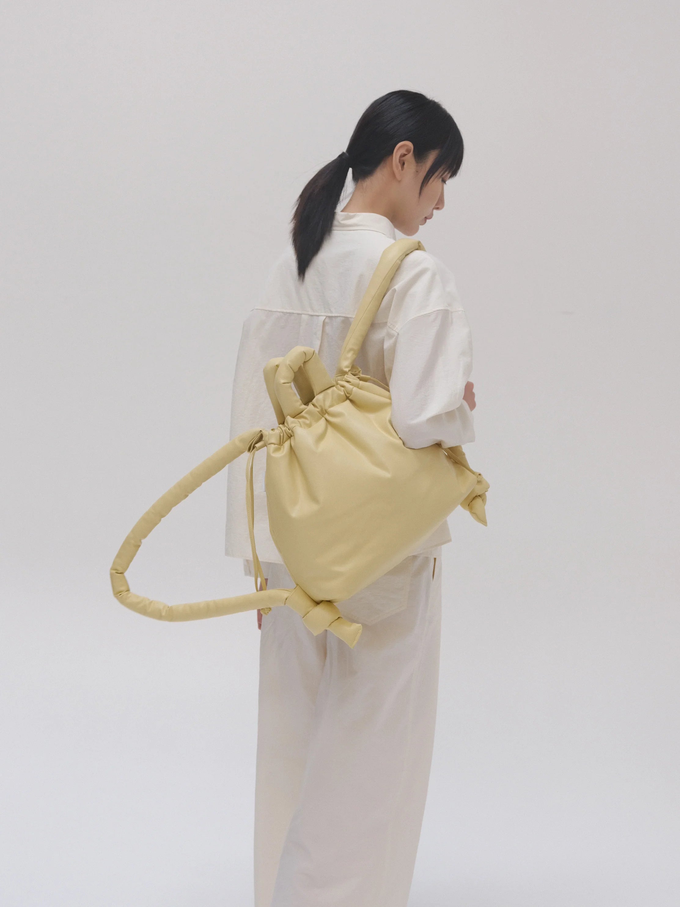 Ona butter vegan leather bag