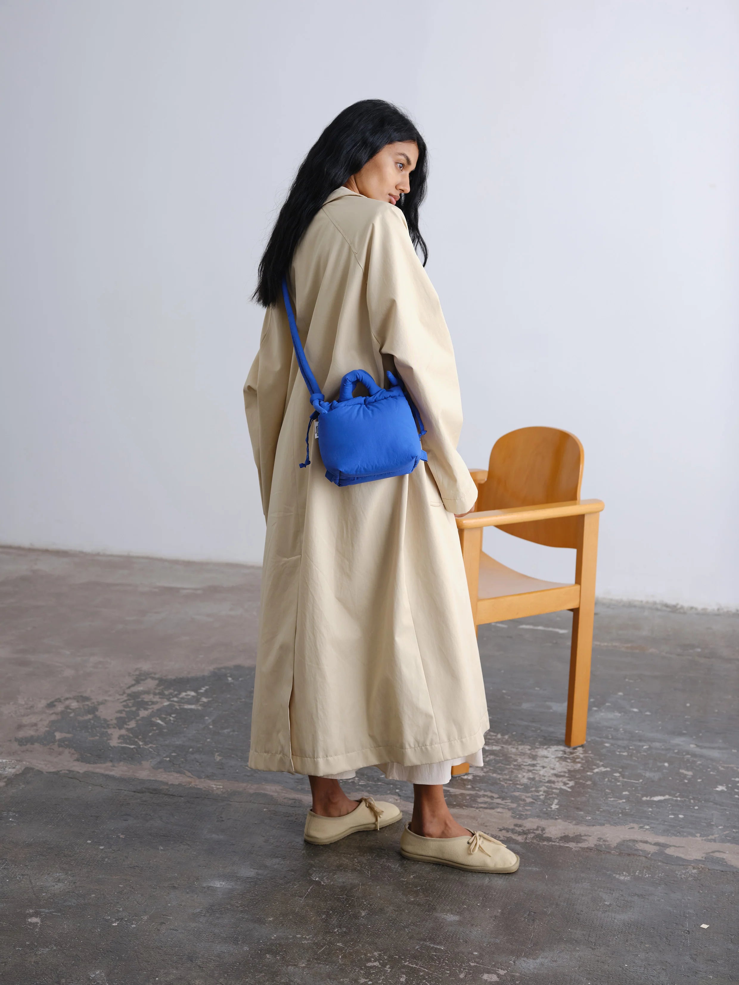 Microwave soft bag cobalt blue