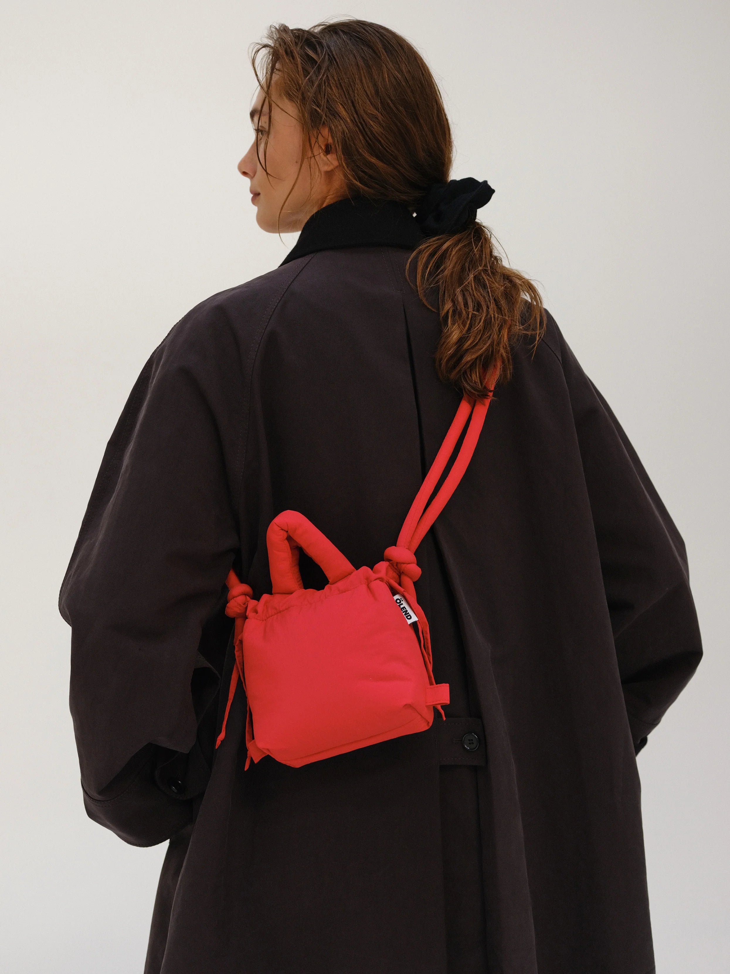 Micro soft red bag