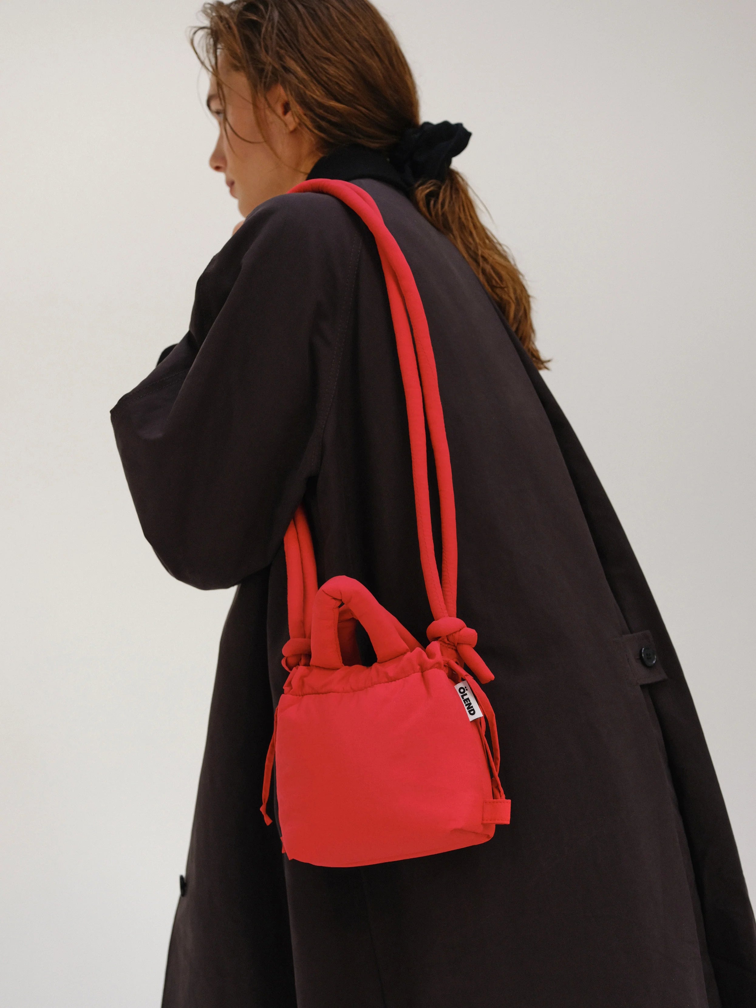 Micro soft red bag