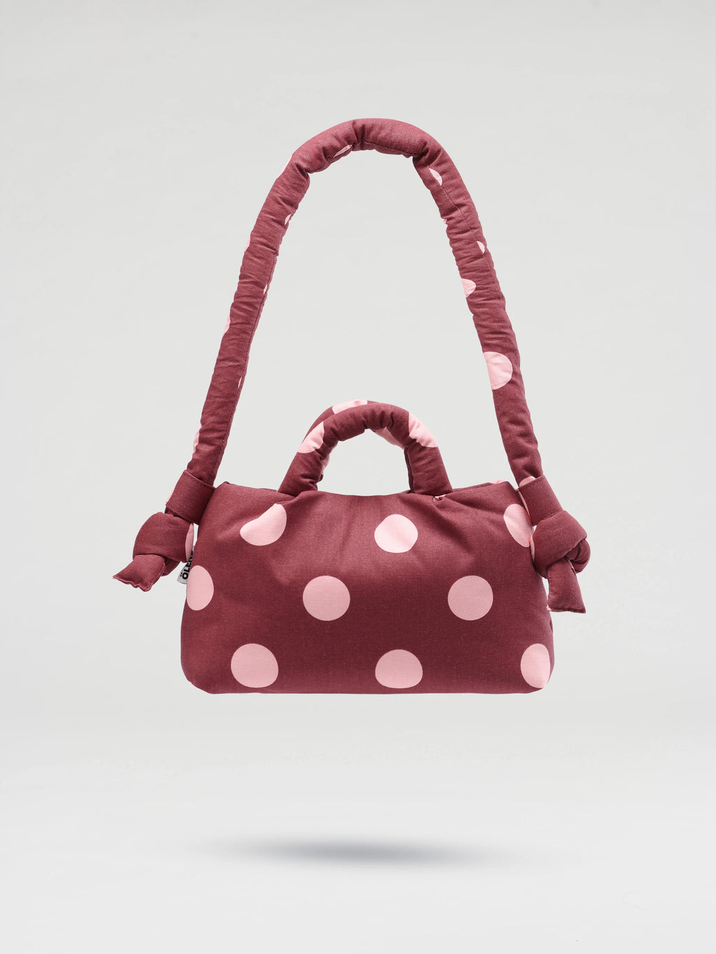 Mini Ona bag dots pale pink cherry red