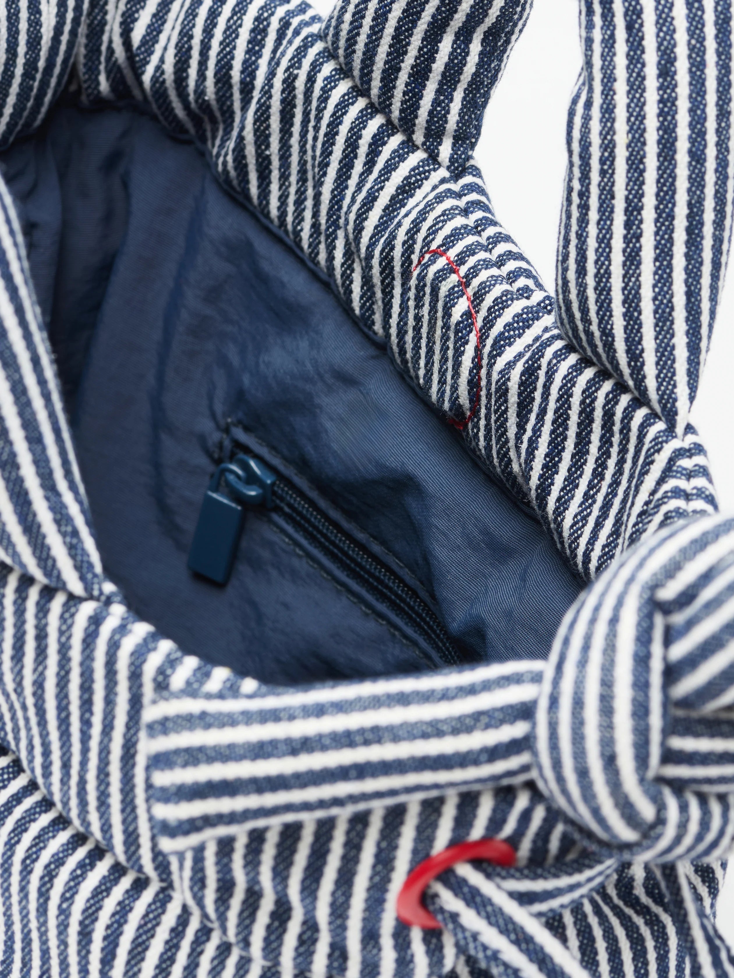 Micro Ona bag coton rayure marine