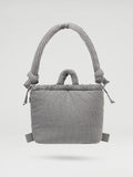 Ona soft black gingham bag