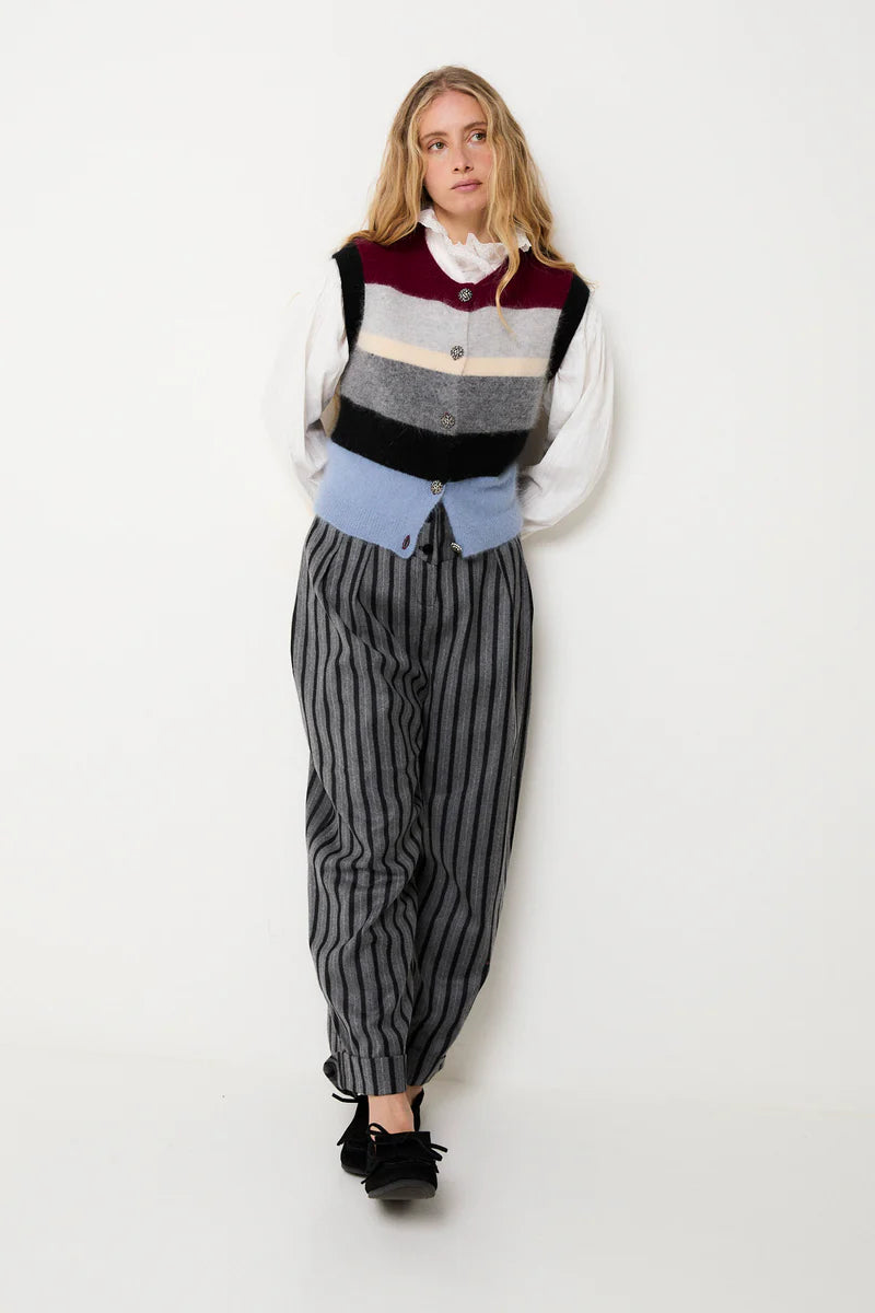Grey knit Nagoya vest