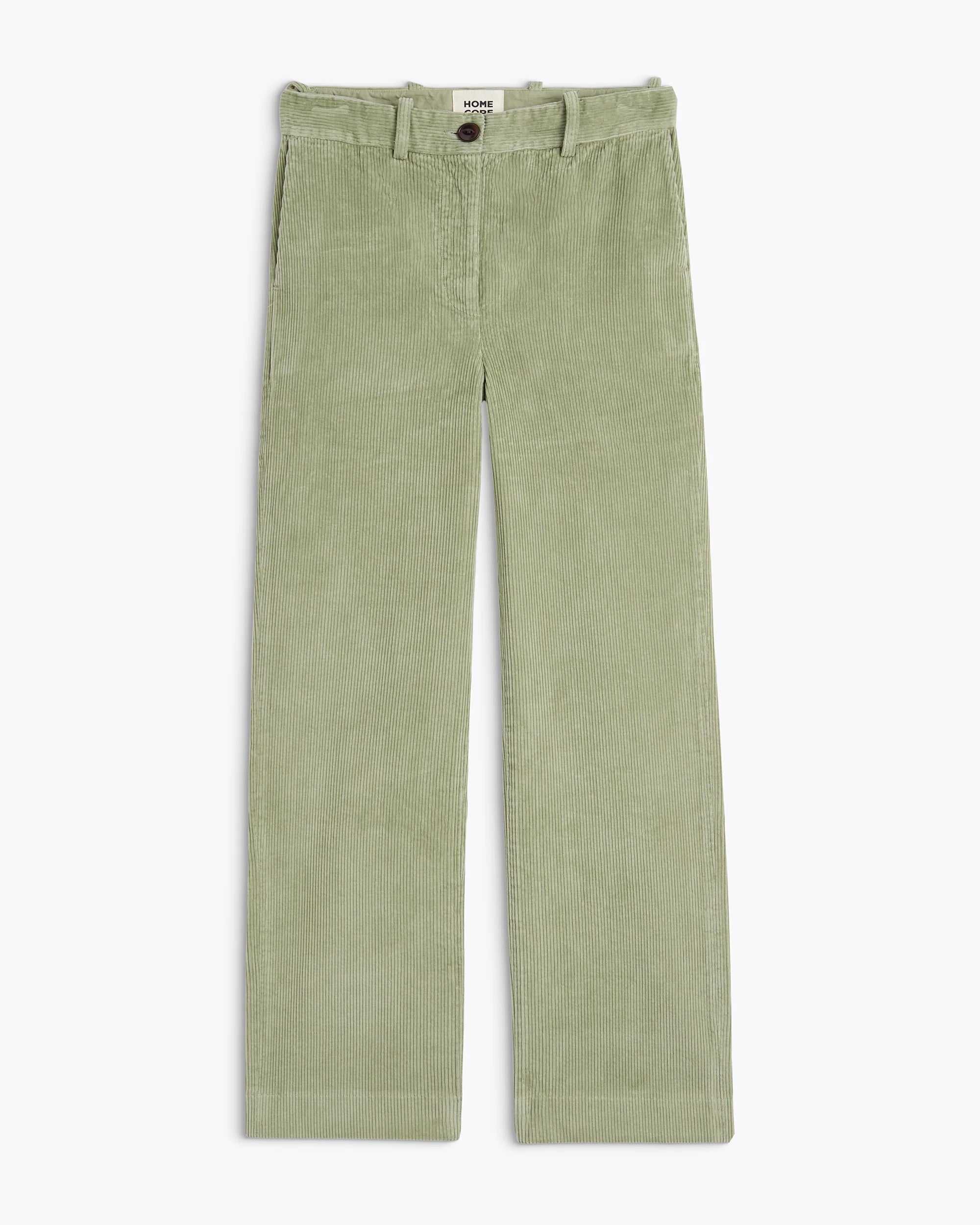 Misty green corduroy smoky pants
