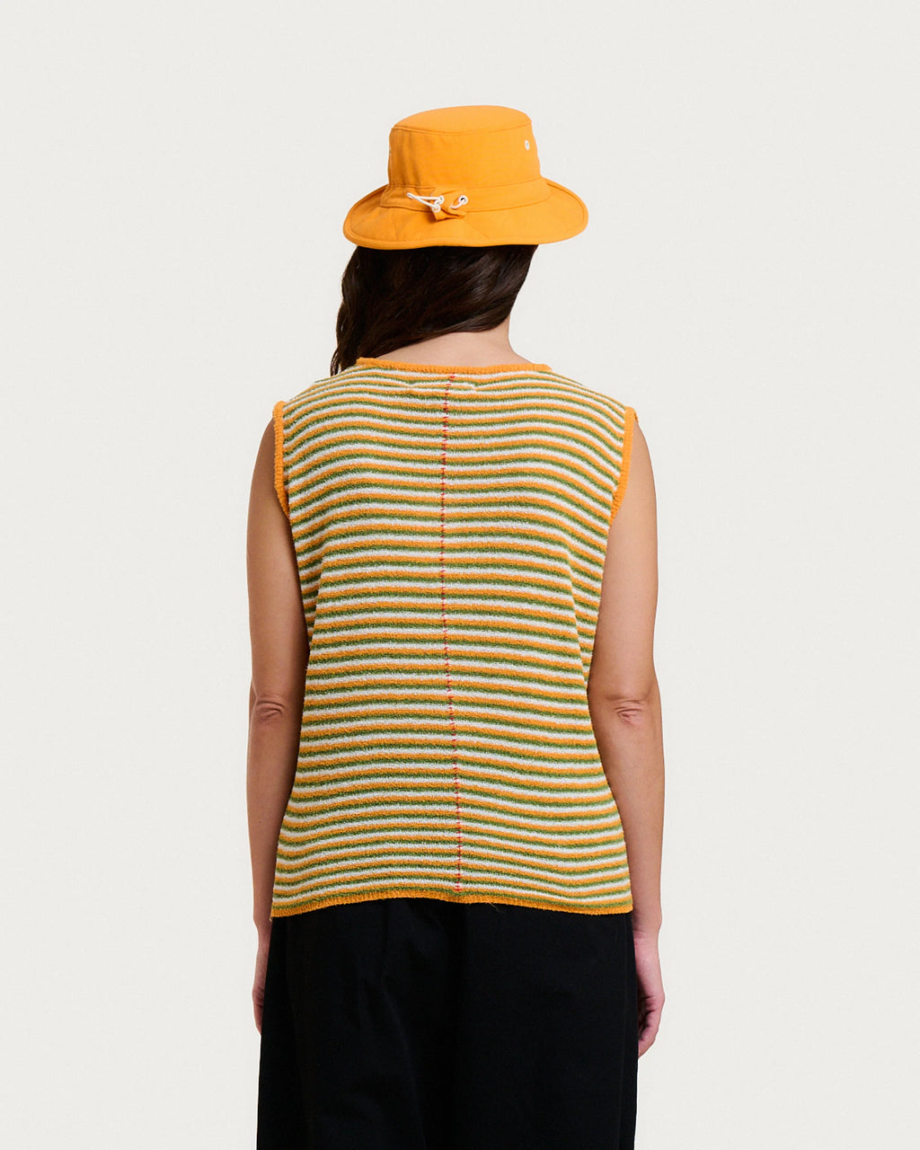 Débardeur sofia spuma orange stripes