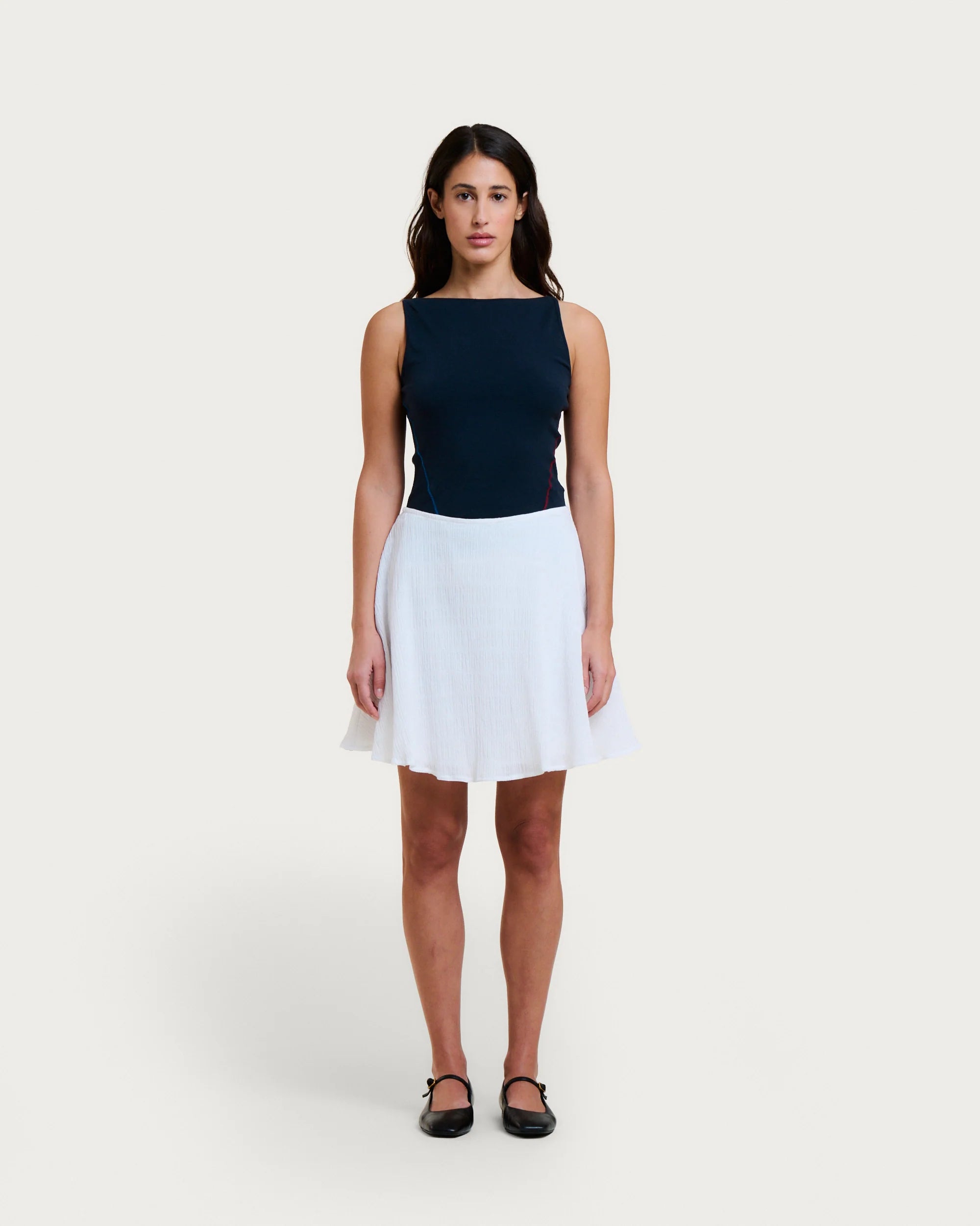 Moya White Sun Skirt