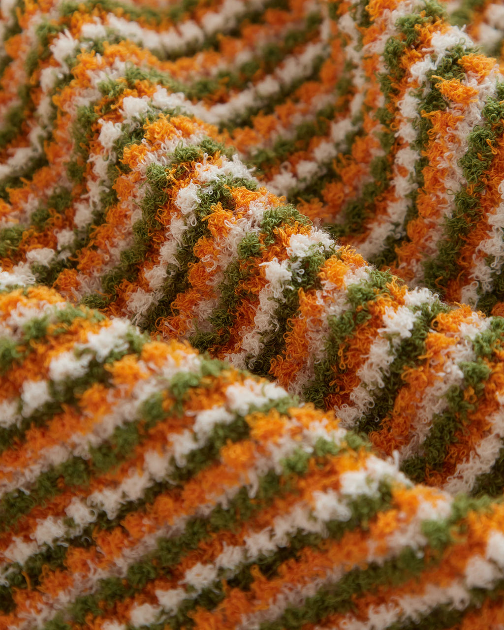 Orange striped foam bandana