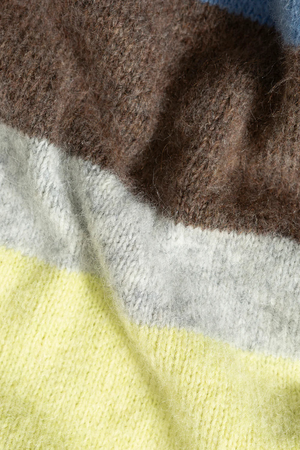 Yellow striped Glasgow sweater