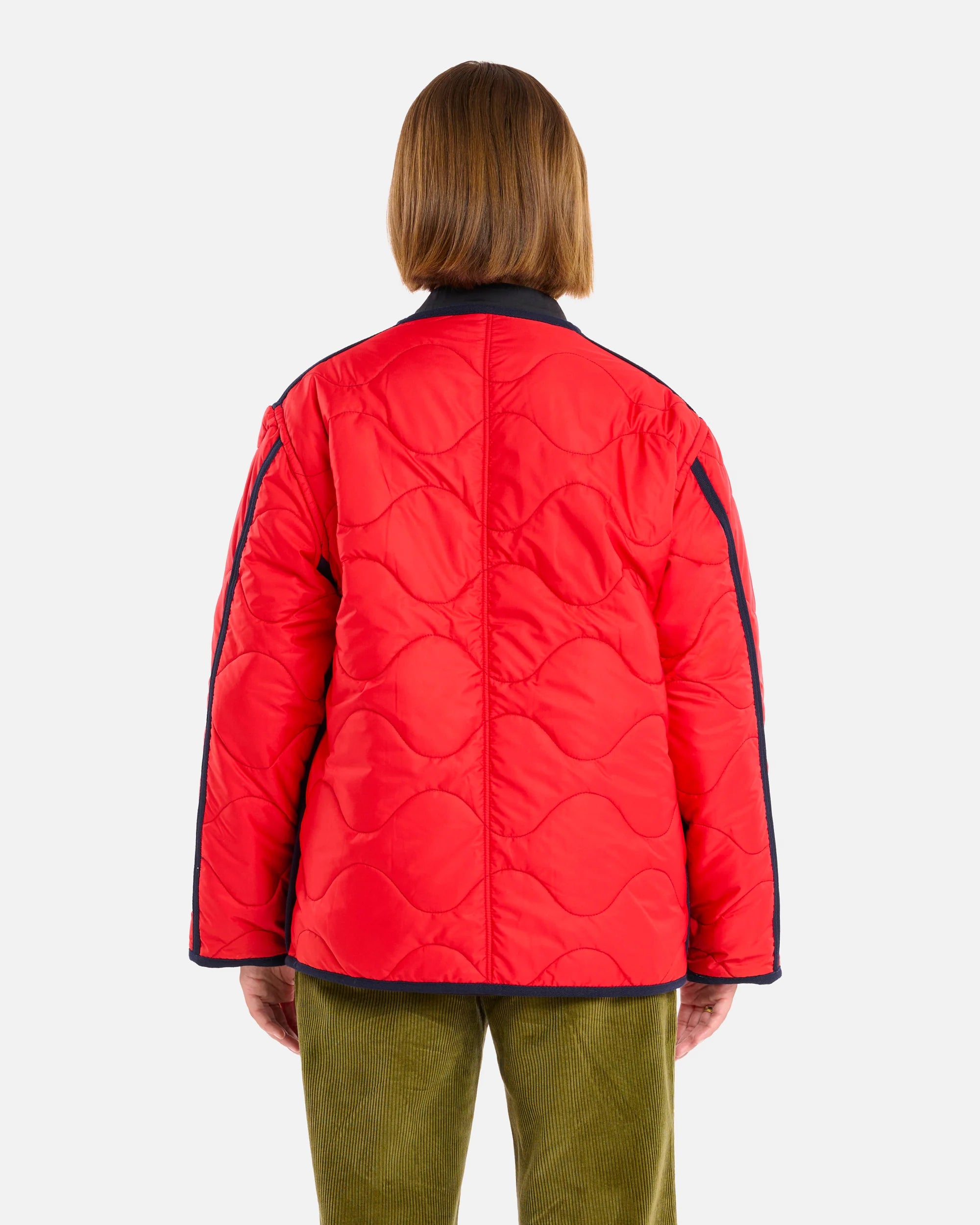 Superlight liner jacket navy red