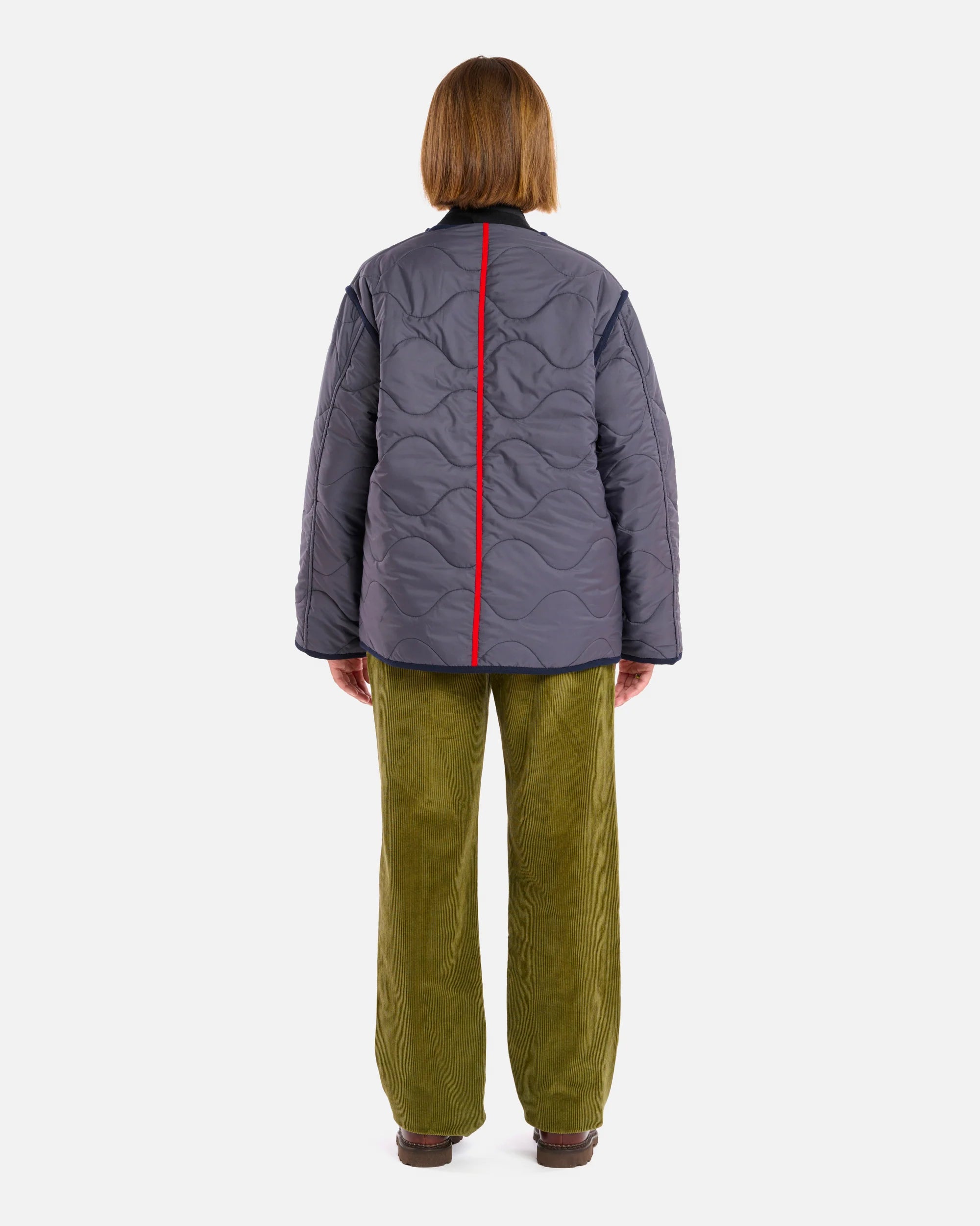 Superlight liner jacket navy red
