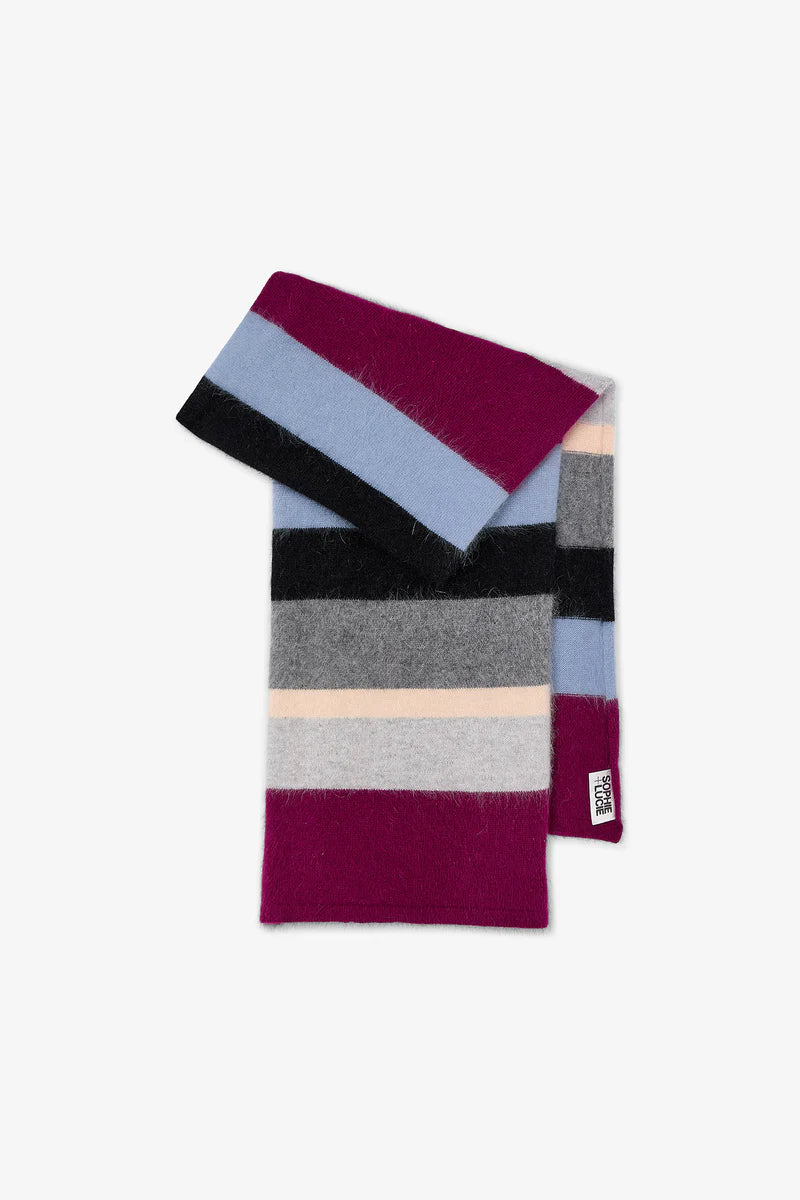 Nagoya Grey Knit Scarf