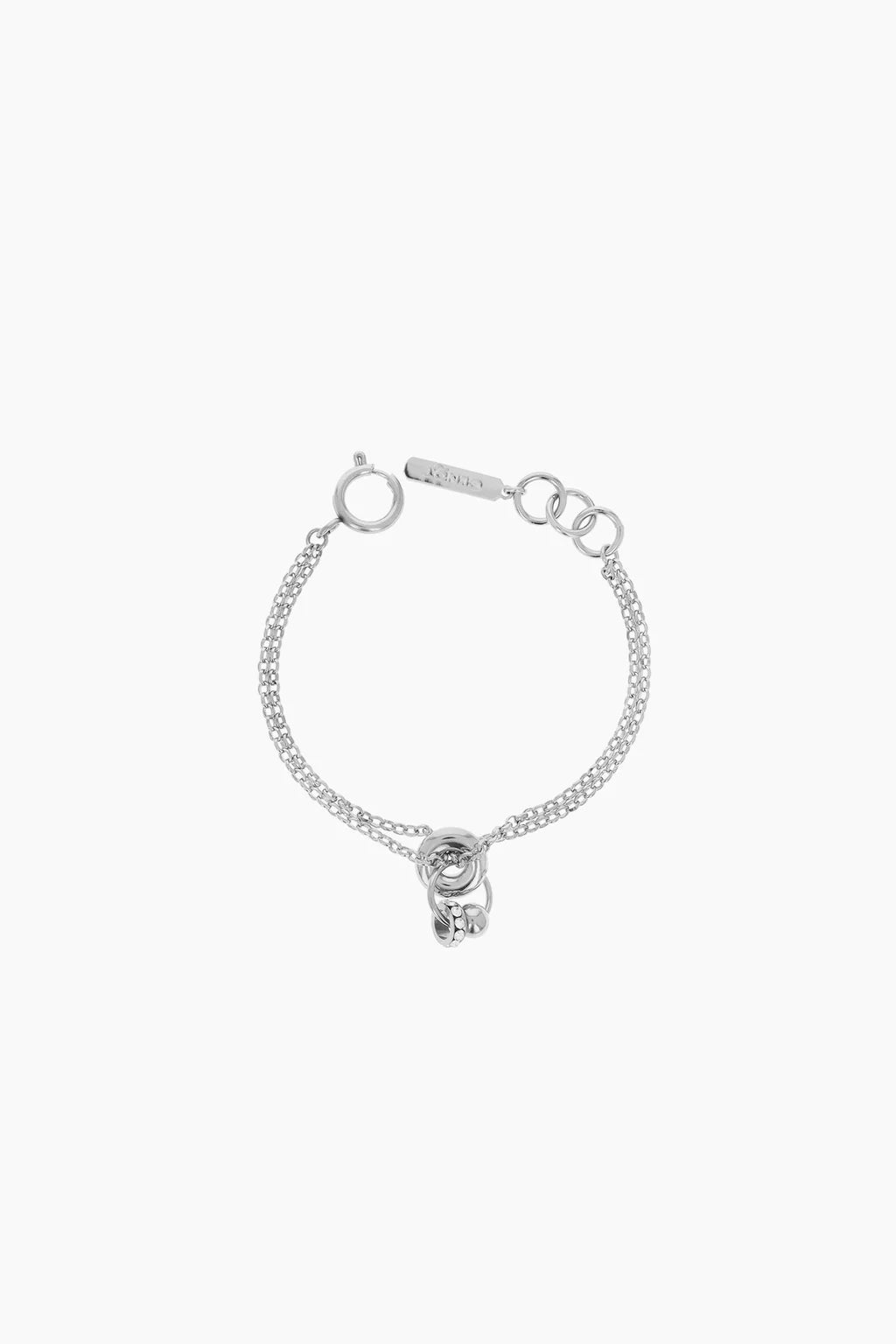 Sinead crystal palladium bracelet