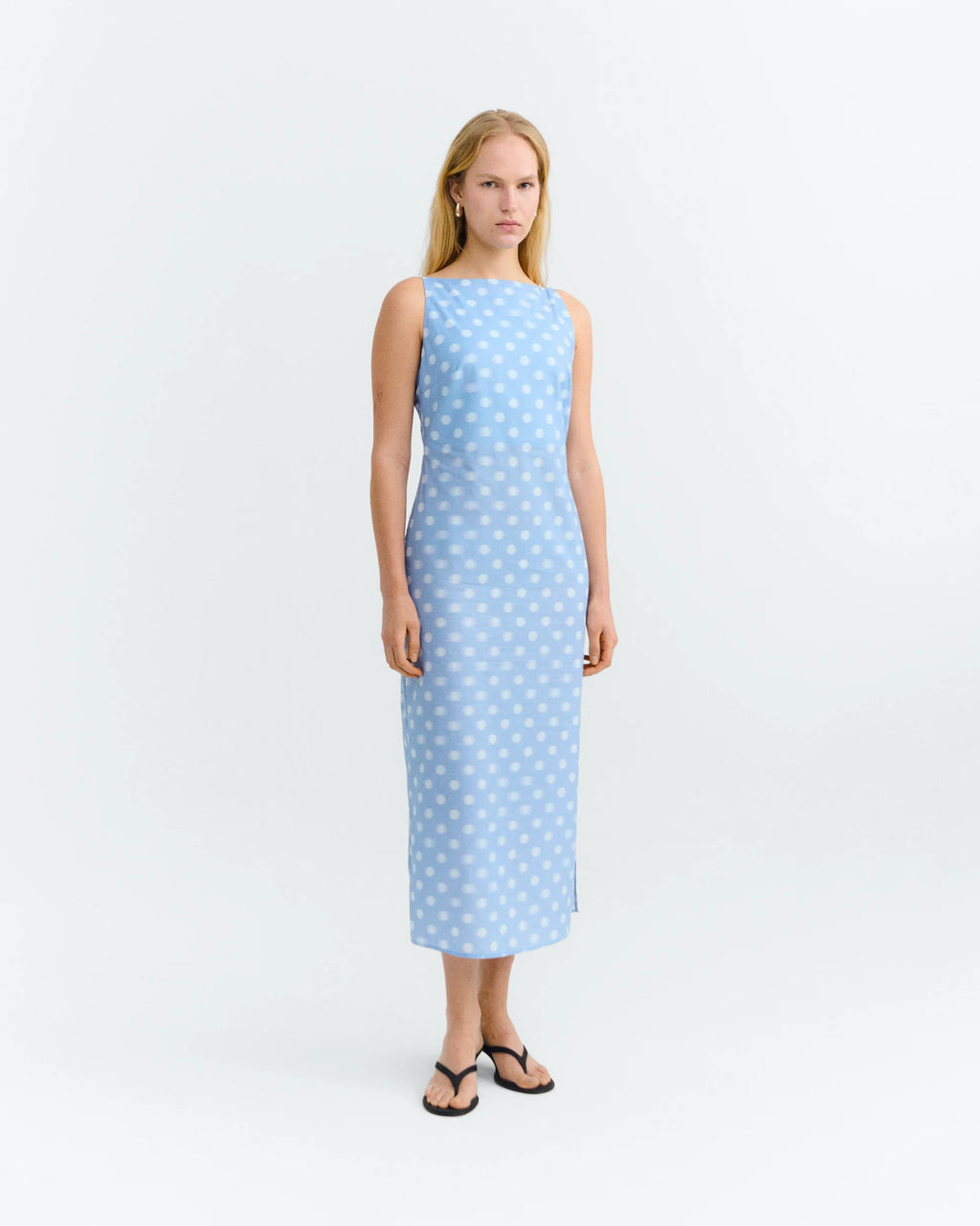 Sunniva long dress blue