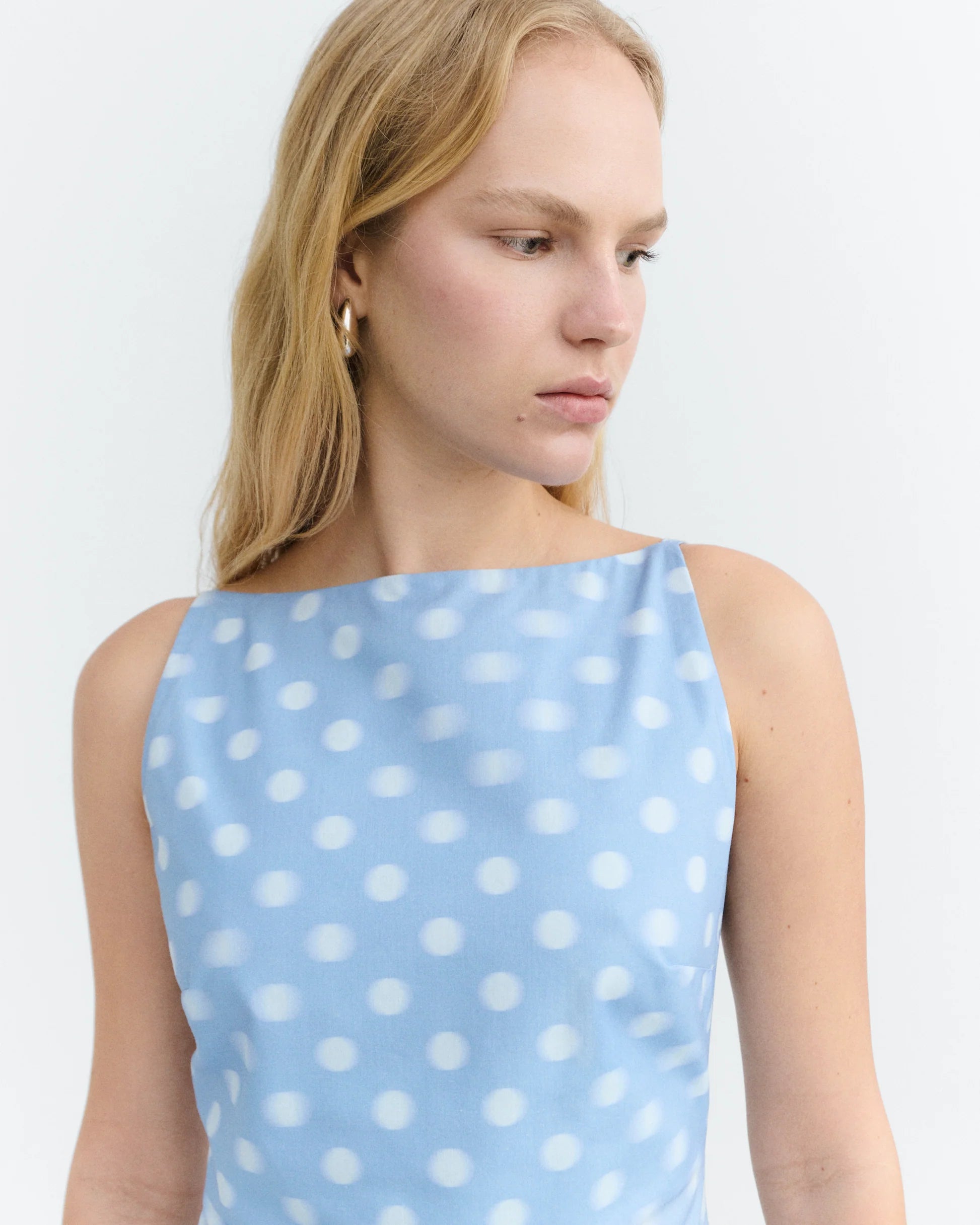 Sunniva long dress blue