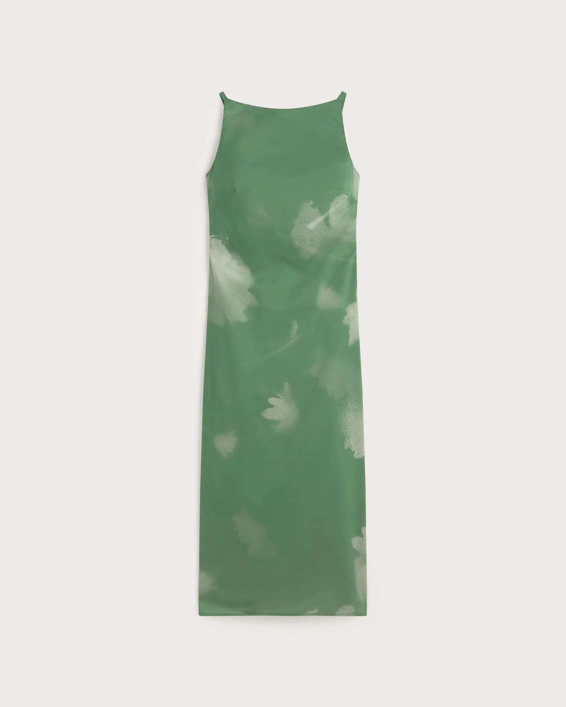 Sunniva long green dress