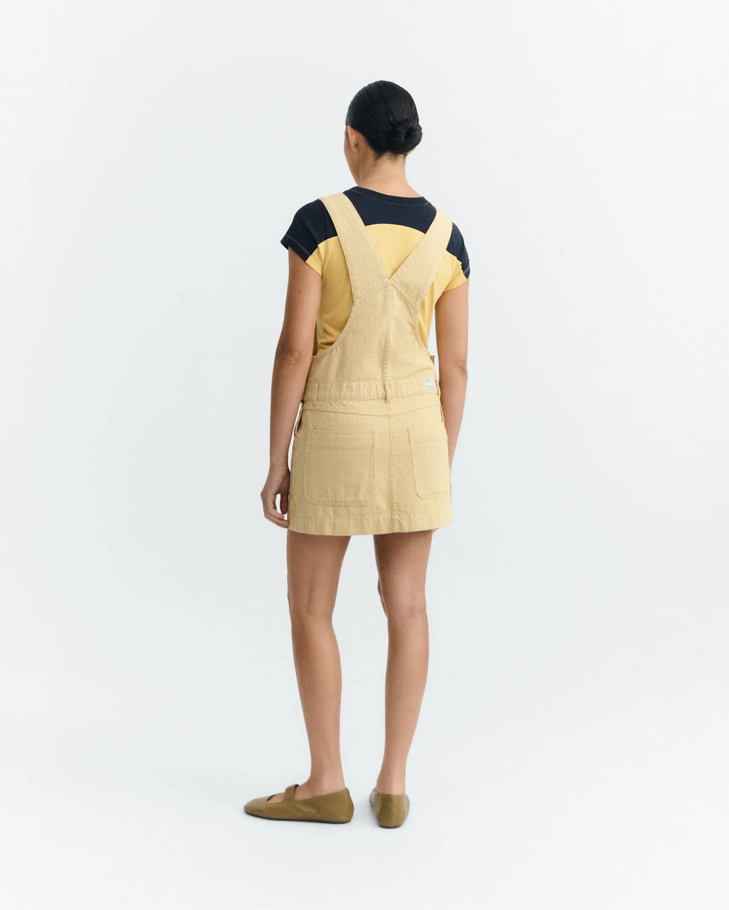 Rafaela nogal stripes dress