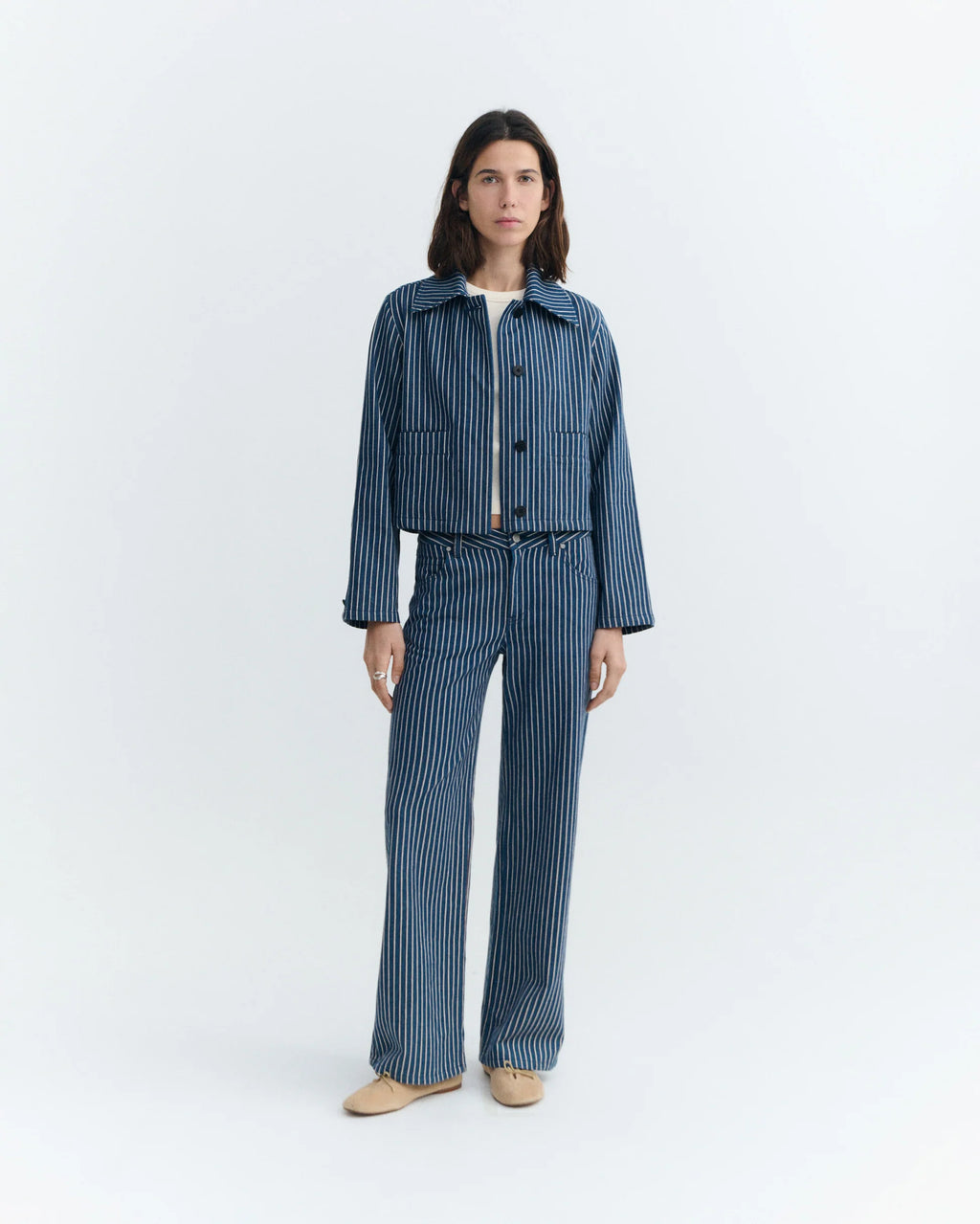 Astrid railway jacket stripes