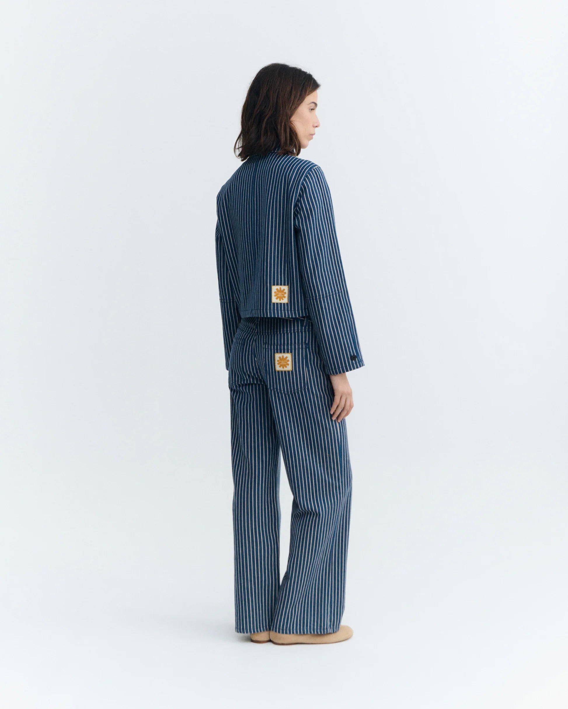 Astrid railway jacket stripes