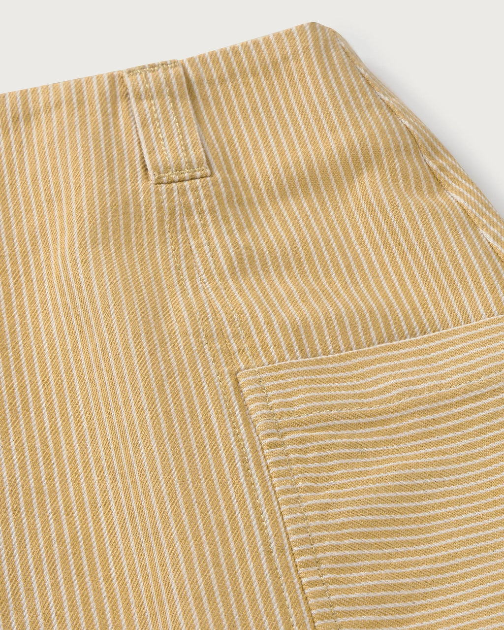 Mina Chestnut Striped Skirt