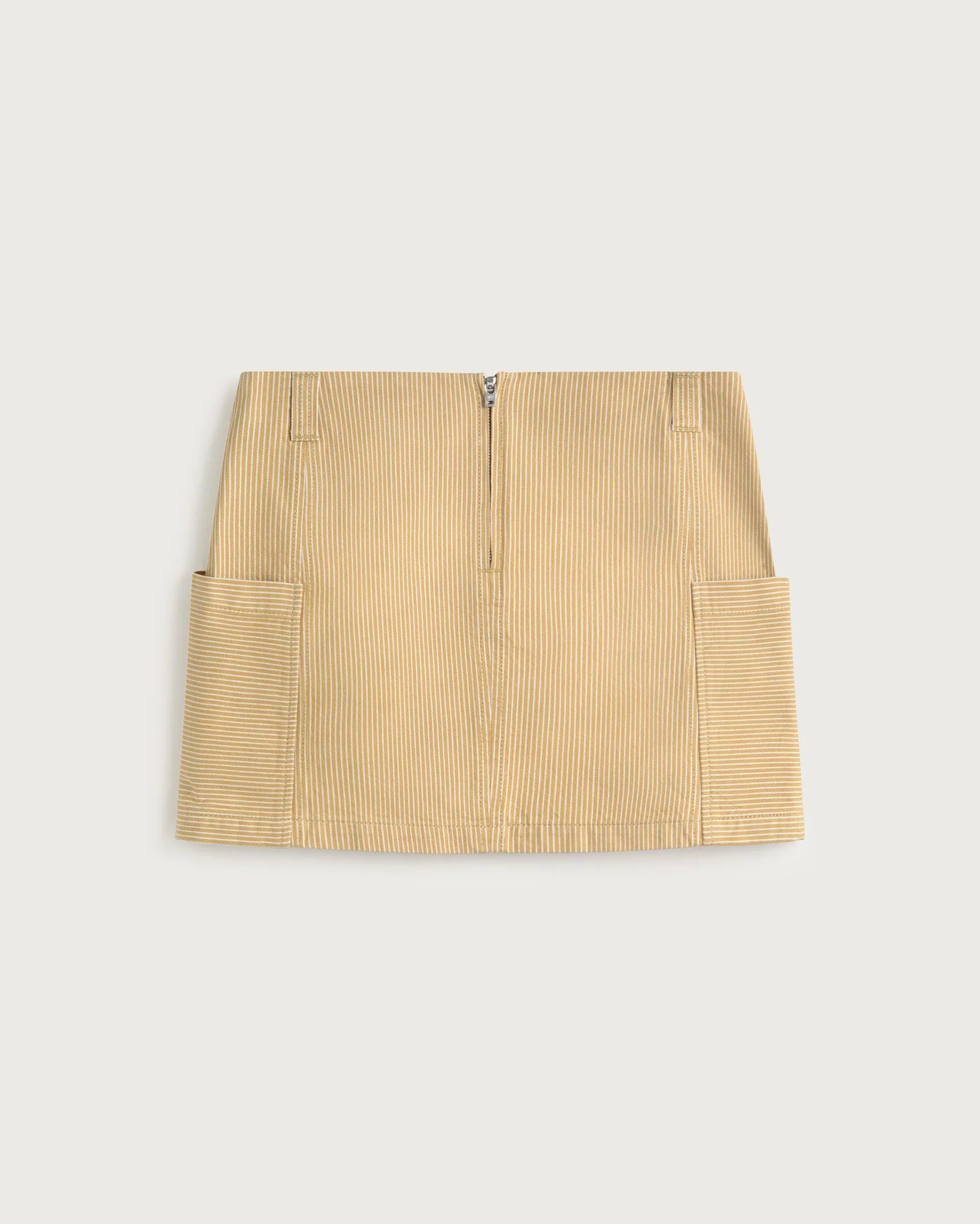Mina Chestnut Striped Skirt