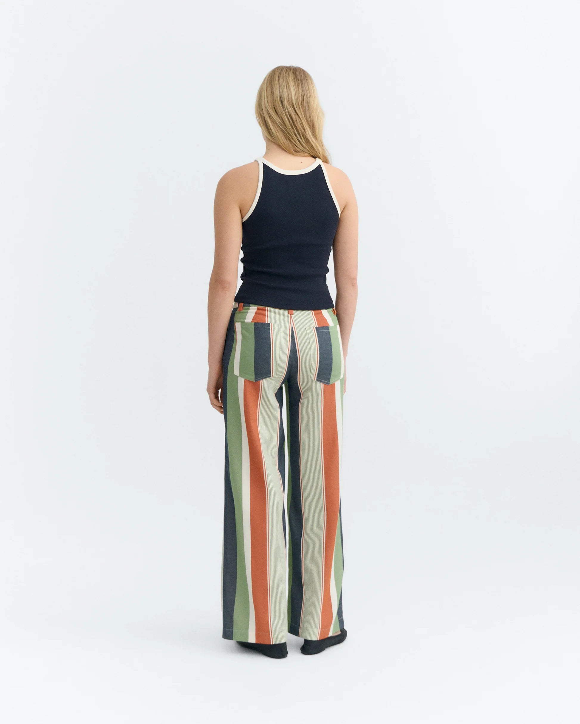 Harriet top navy pannacotta
