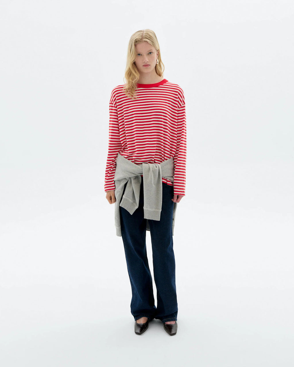 Emily willy stripes tee red
