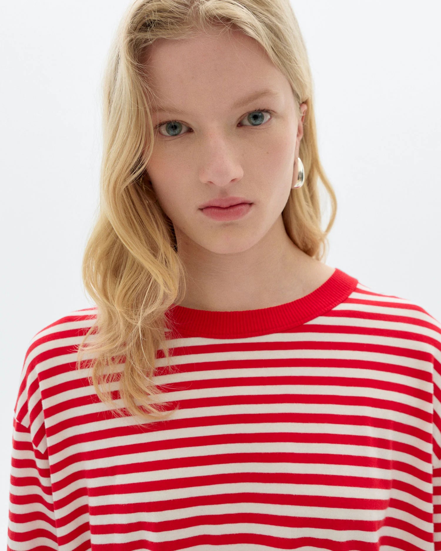 Emily willy stripes tee red