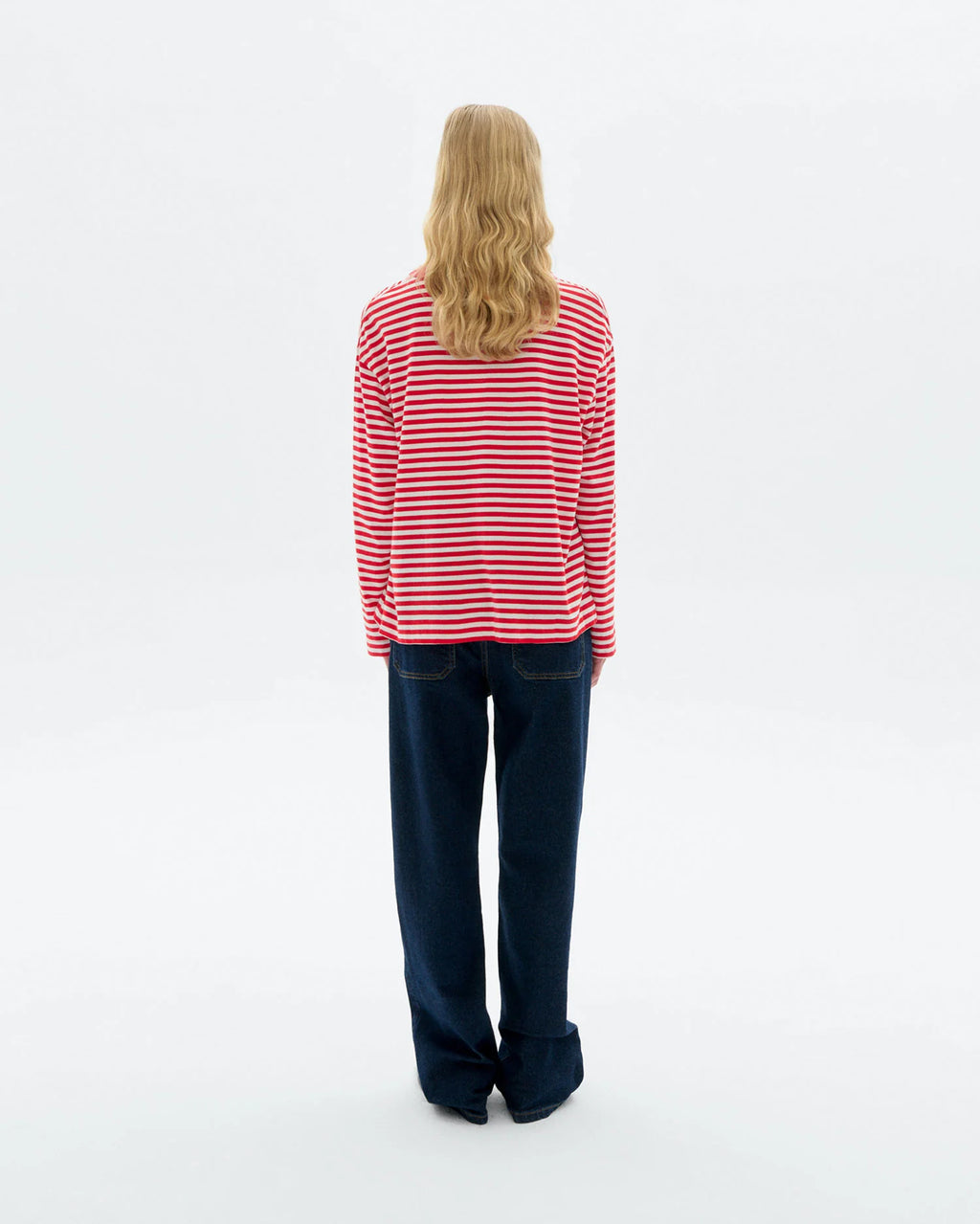 Emily willy stripes tee red