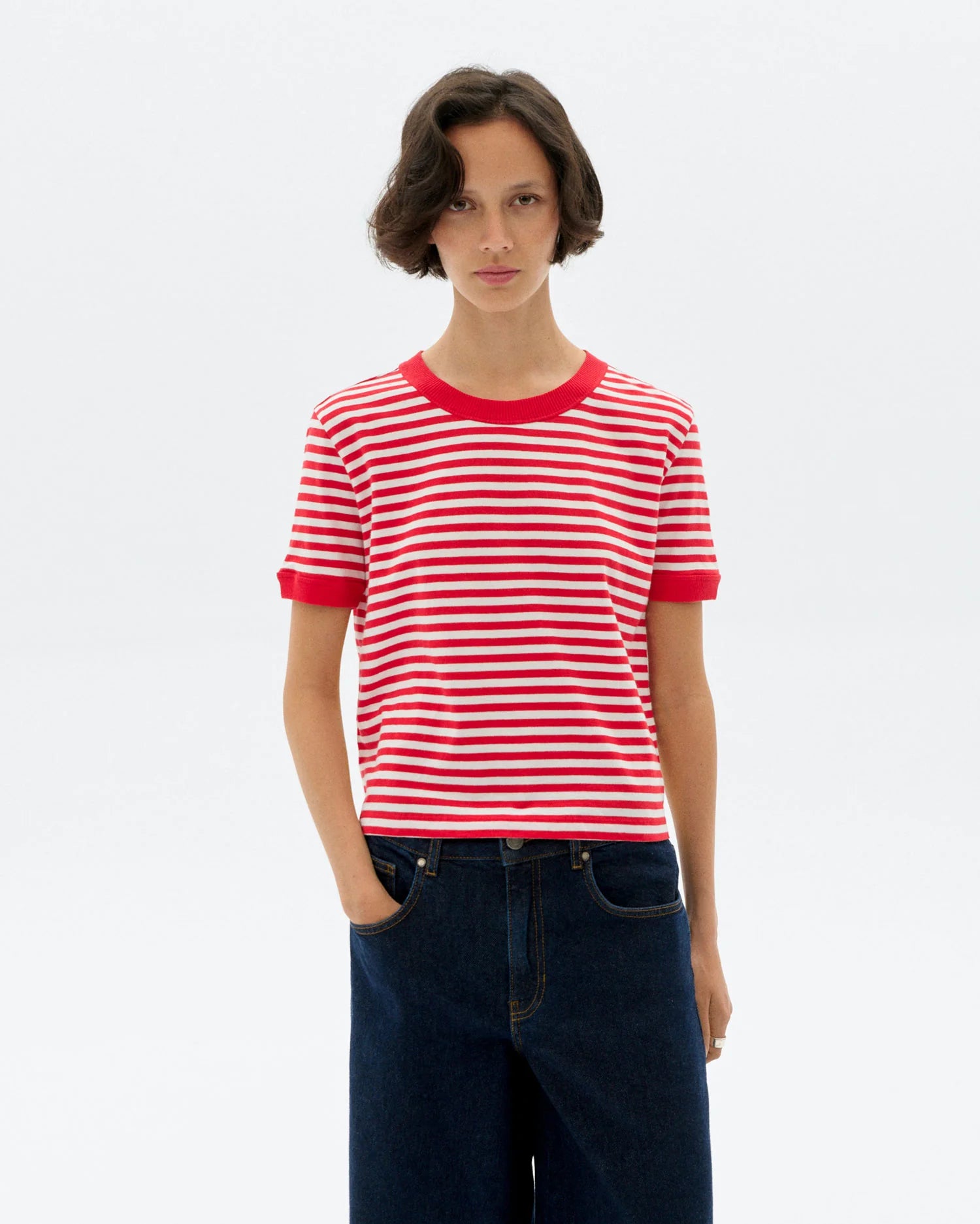 Zowi willy stripes tee red