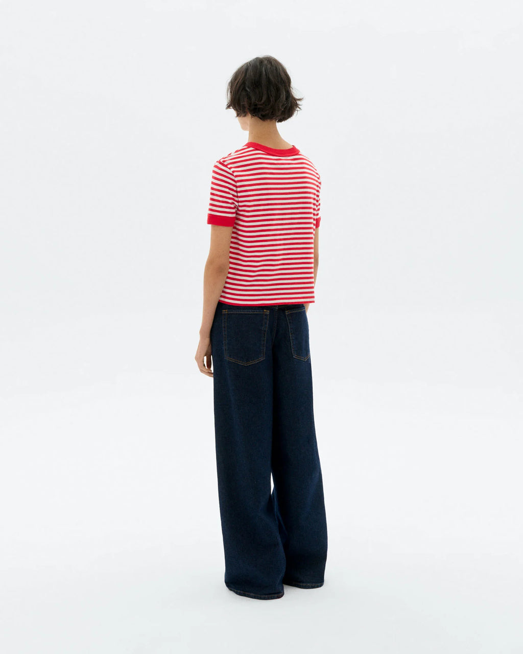 Zowi willy stripes tee red