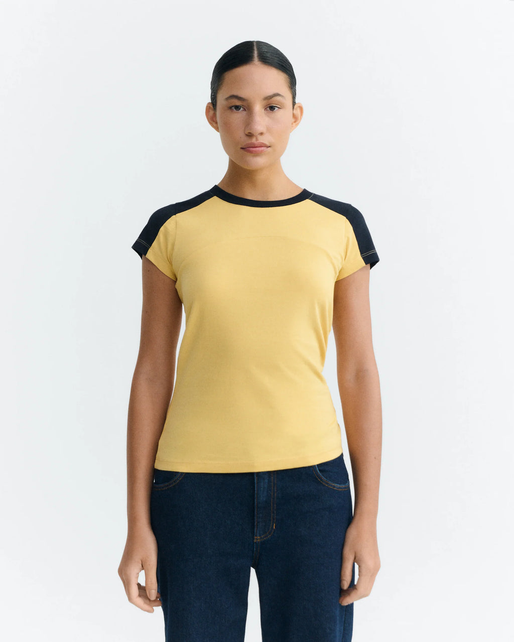 Selma tee Sahara sun yellow