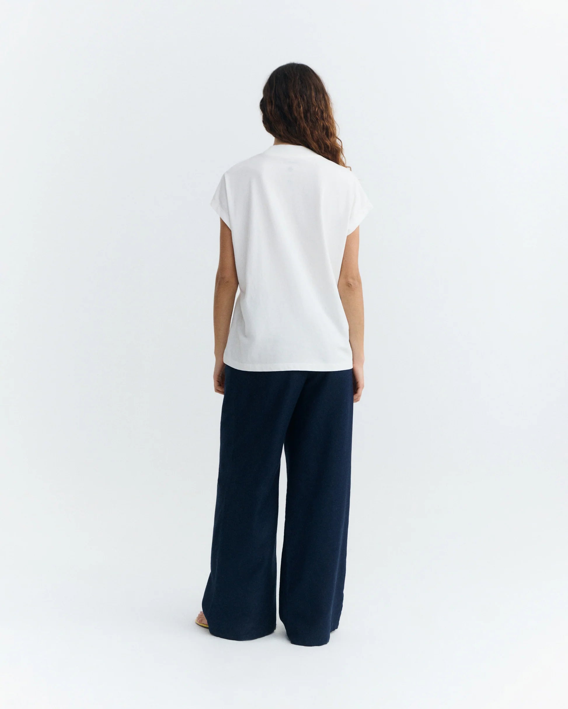 Siesta dog volta tee white