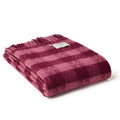 Bordeaux virgin wool blanket