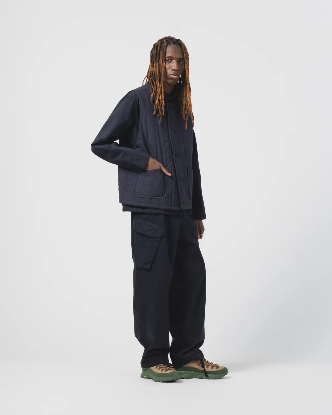 Barrage Inkt quilted cotton vest