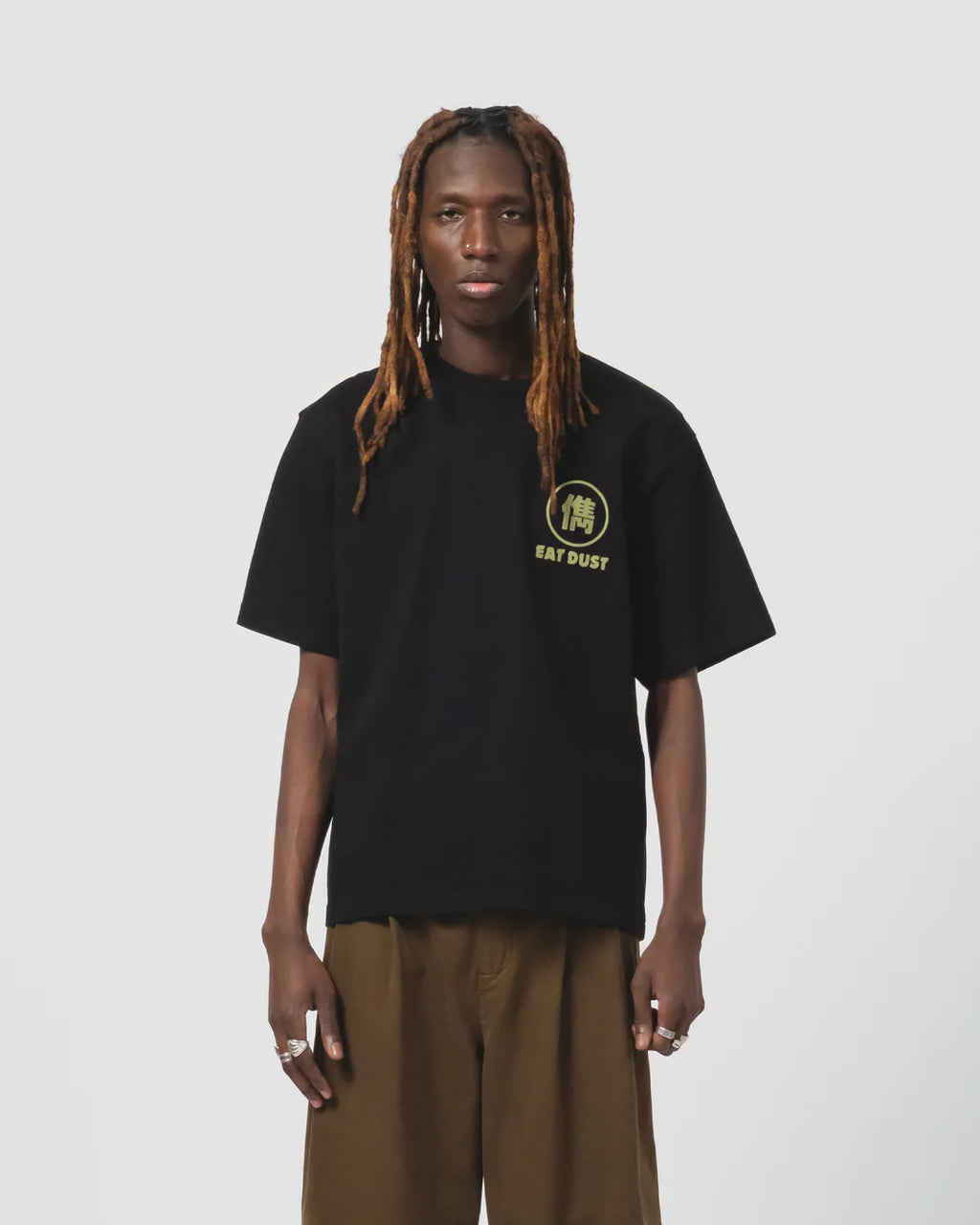 T-shirt noir à bout ouvert Shotgun